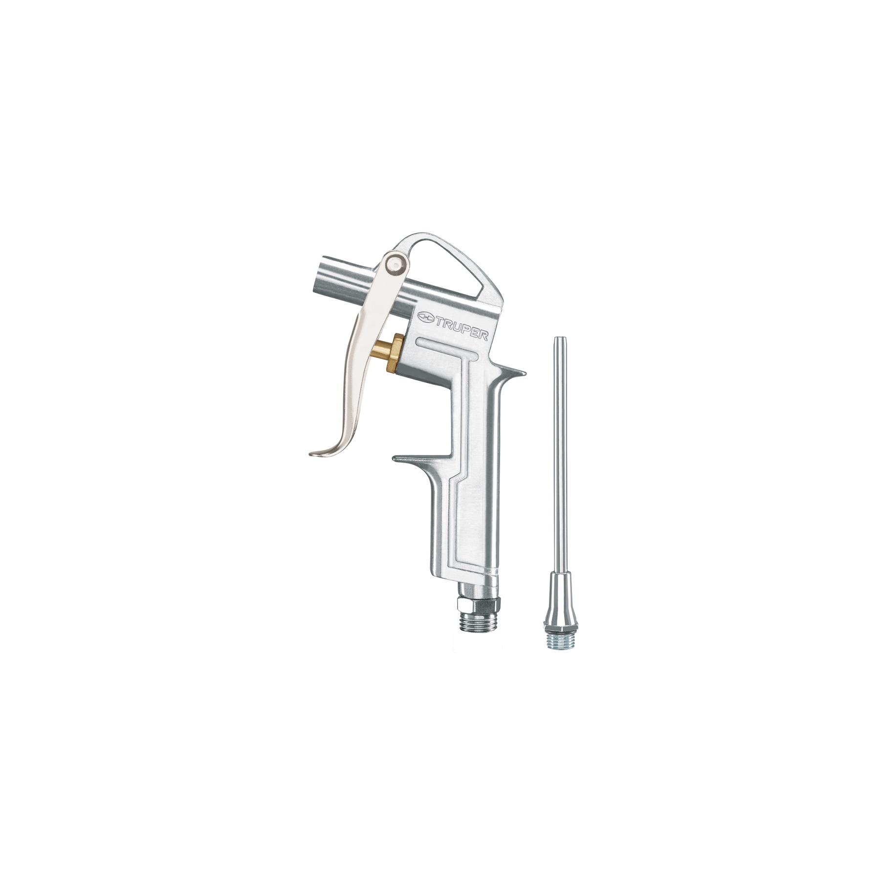 "PISTOLA DE ALUMINIO PARA SOPLETEAR, BOQUILLA EXT 4"",TRUPER"
