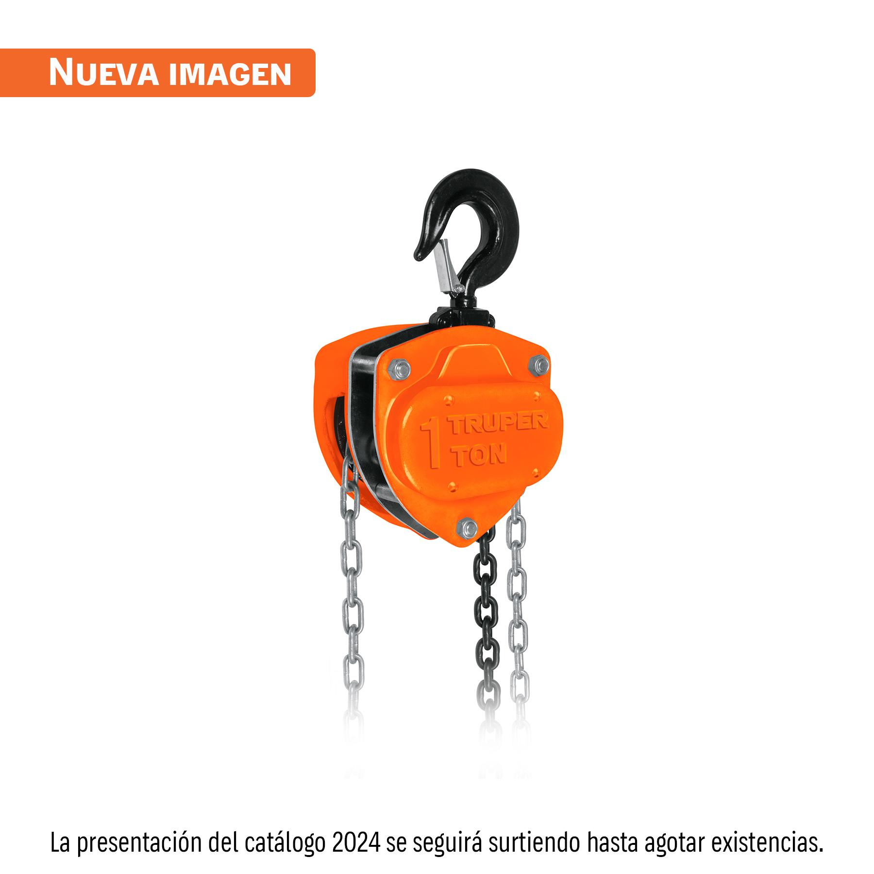 POLIPASTO DE CADENA DE 1 TON, TRUPER