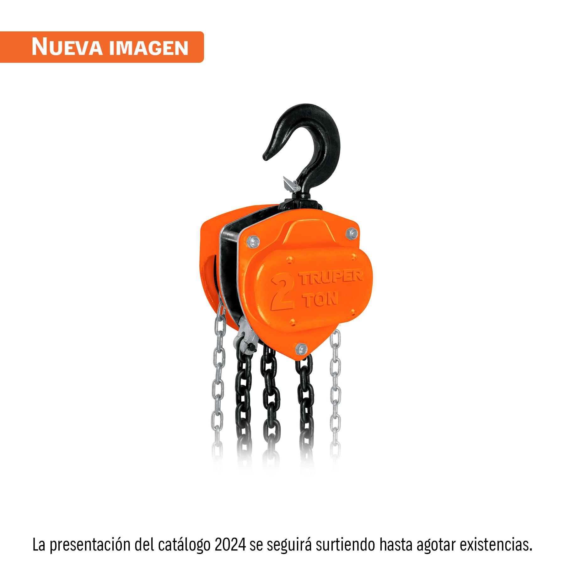 POLIPASTO DE CADENA DE 2 TON, TRUPER