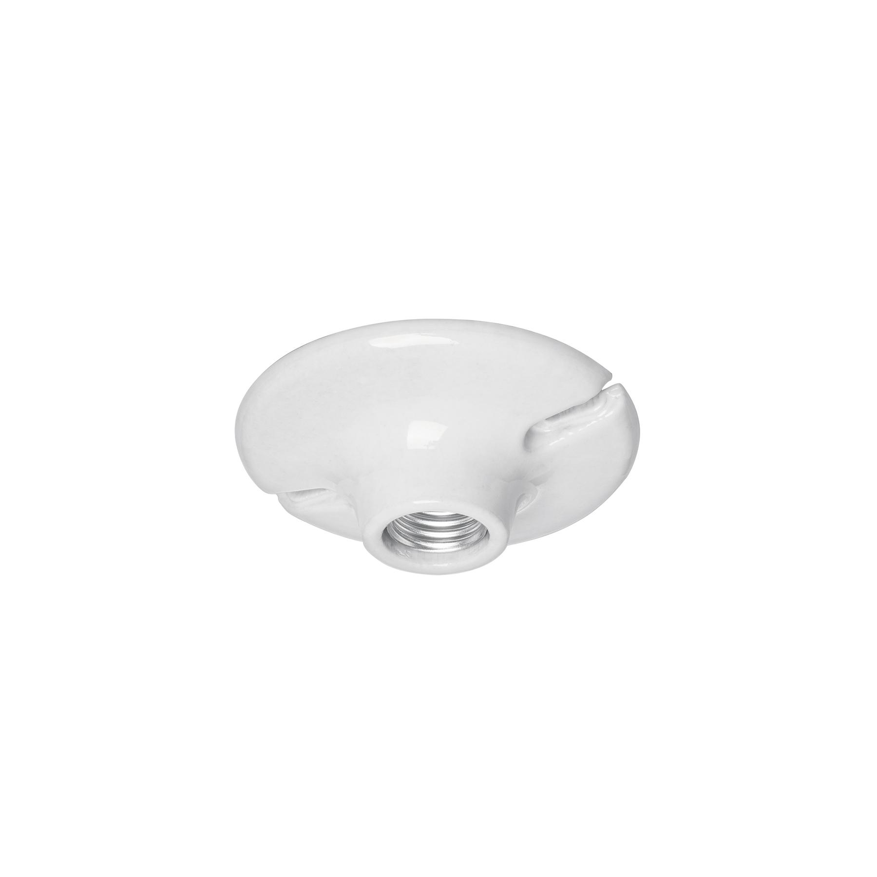 "PORTALÁMPARA DE PORCELANA REDONDA DE 4-1/2"""