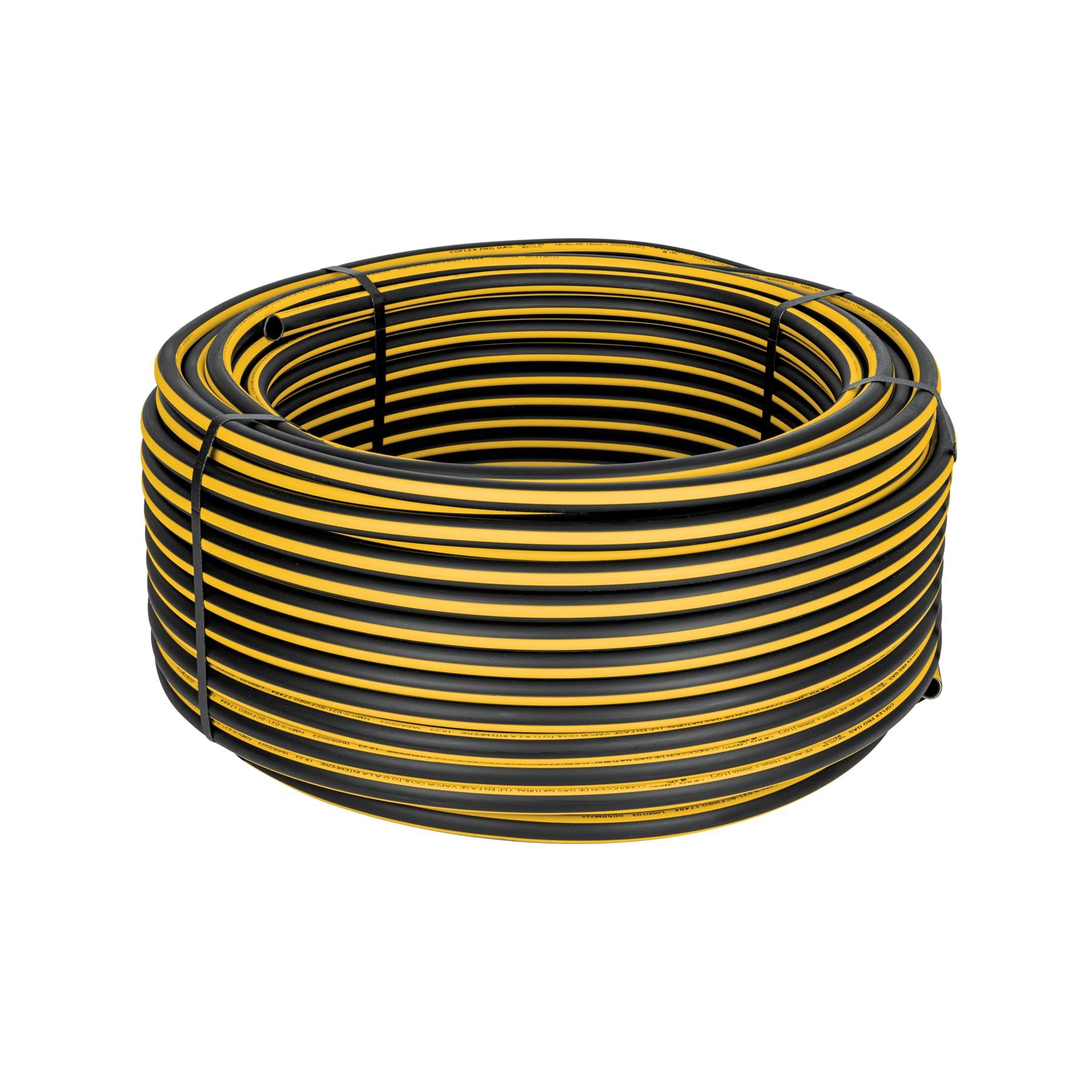 "MANGUERA PLÁSTICA CON REFUERZO DE ALUMINIO PARA GAS, 3/8"" PE-AL-PE EN ROLLO DE 100M"