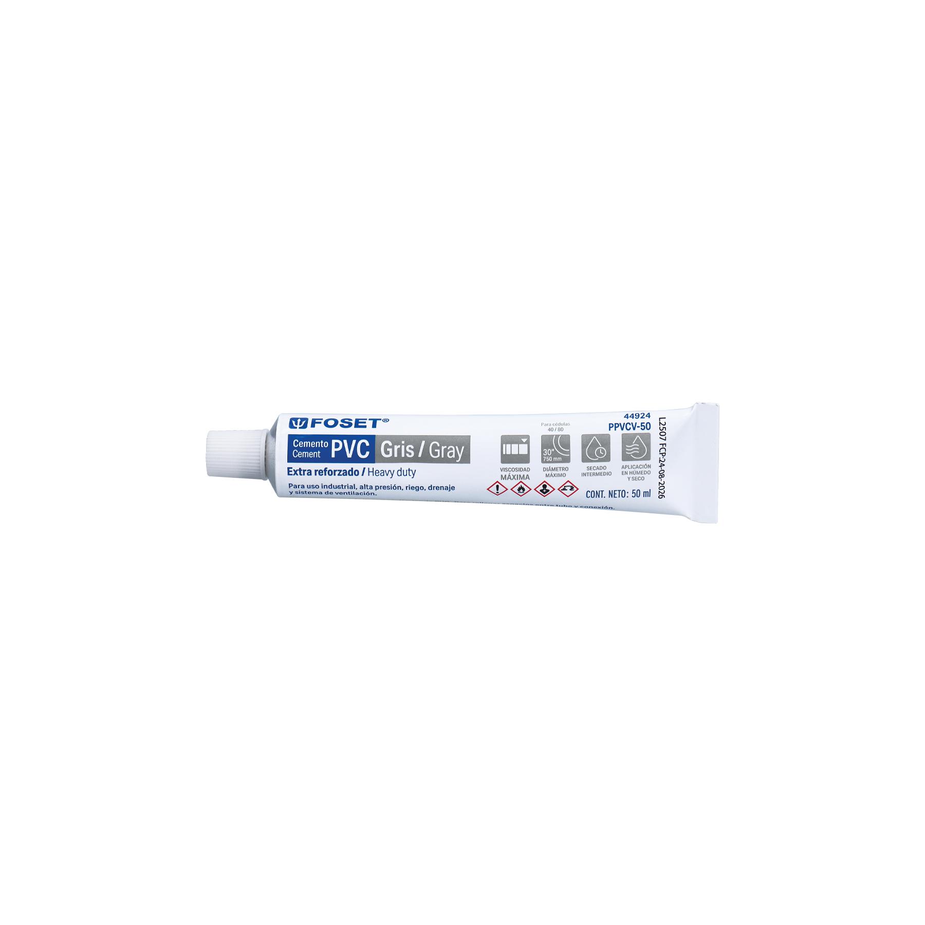 PEGAMENTO (CEMENTO) PARA PVC EN TUBO DE 50 ML