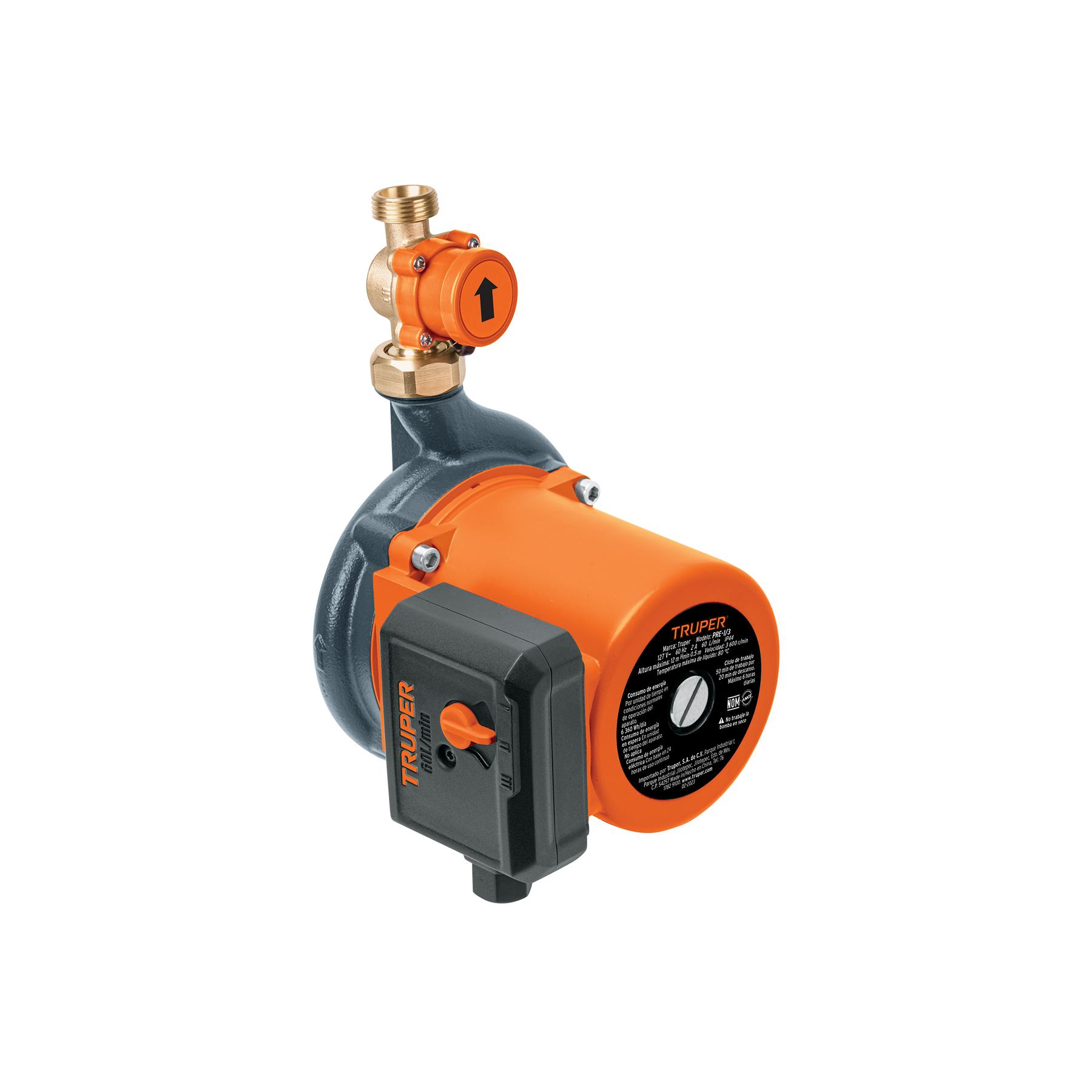 BOMBA PRESURIZADORA 1/3 HP, CON SENSOR REGULABLE, TRUPER