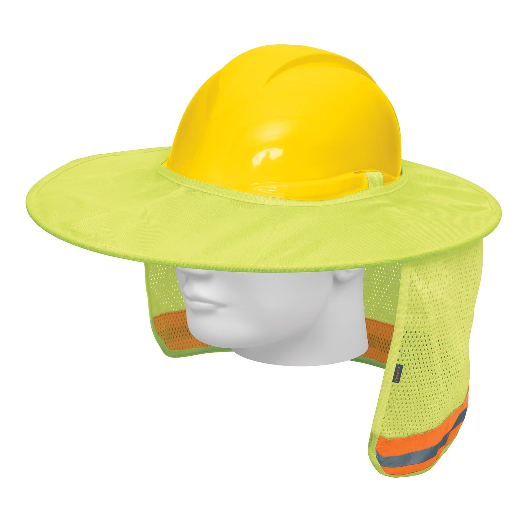 PROTECTOR SOLAR PLEGABLE PARA CASCO, VERDE CON REFLEJANTE