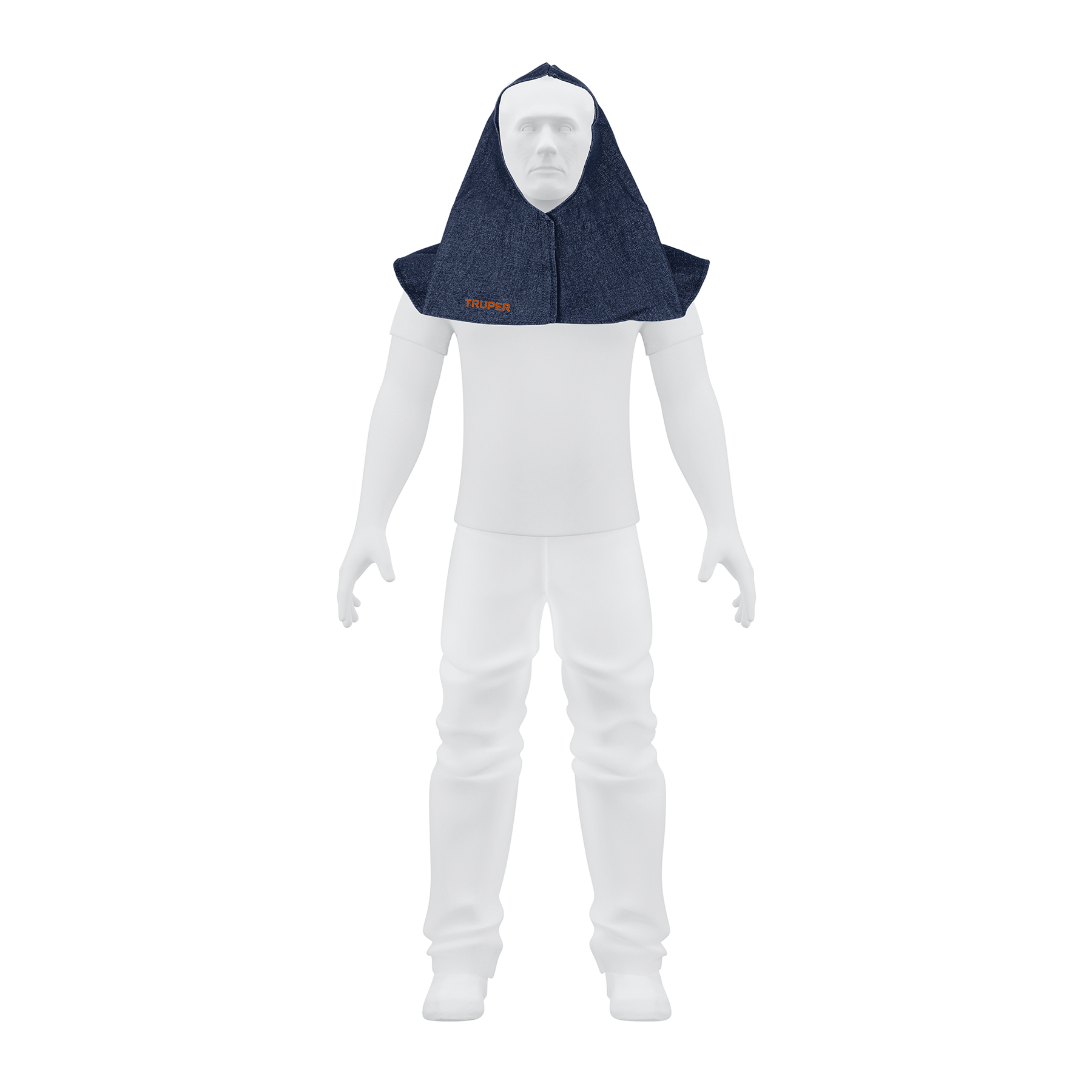 PROTECCIÓN PARA SOLDAR, CAPUCHA DE MEZCLILLA, TRUPER