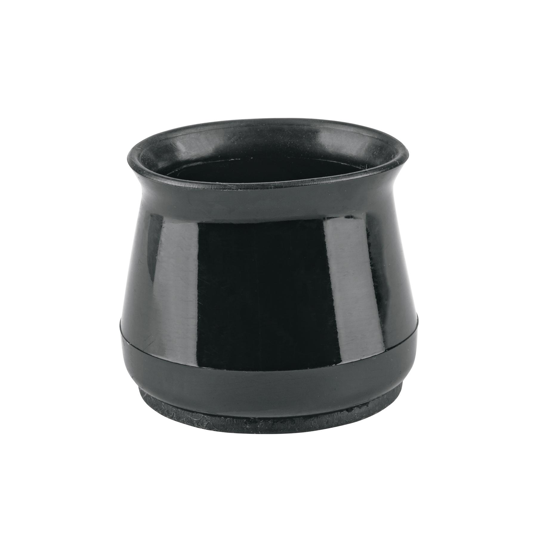 PROTECTORES PARA PATAS DE SILLA, NEGRO, 24 PZAS