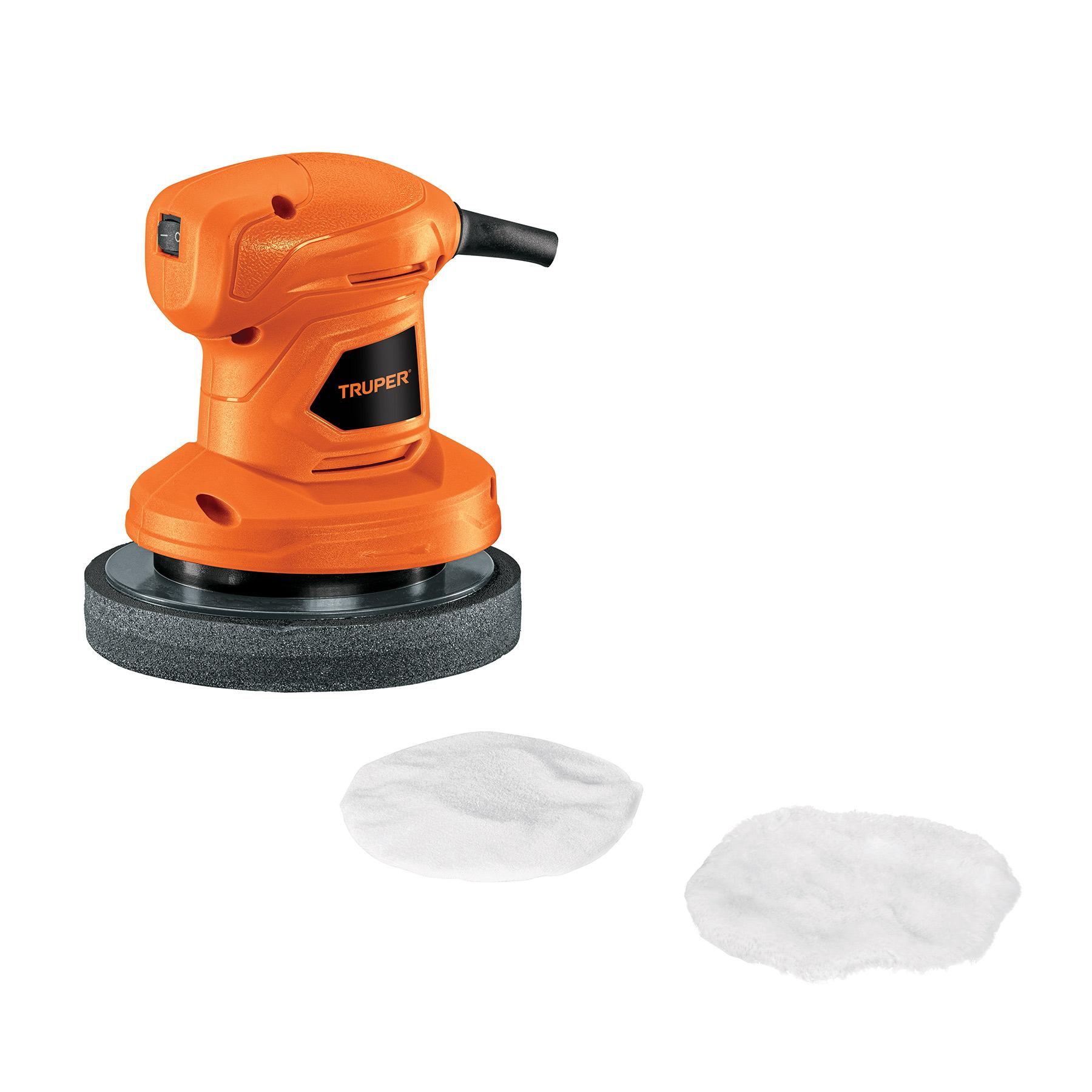 "PULIDORA COMPACTA A UNA MANO, 6"", 45W, TRUPER PRO"