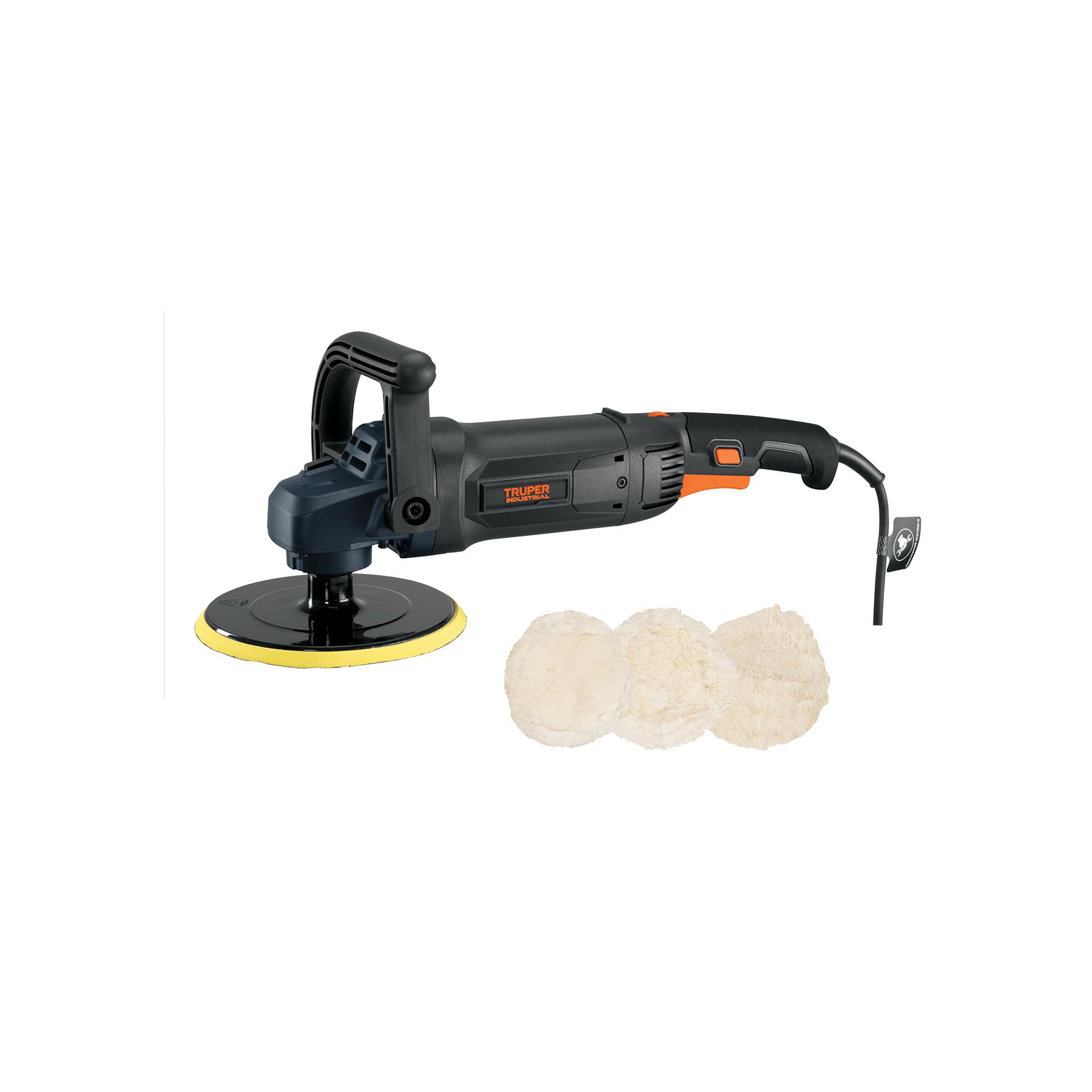 "PULIDORA VELOCIDAD VARIABLE 7"", 1200W, TRUPER INDUSTRIAL"