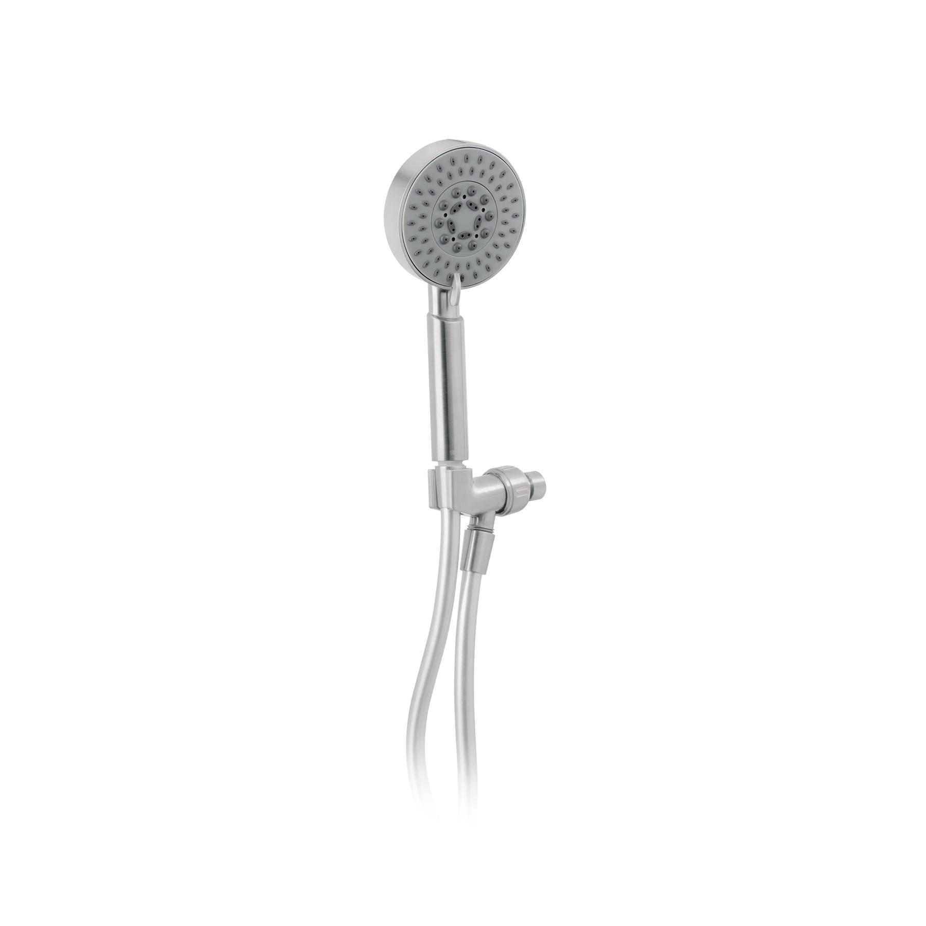 REGADERA SATÍN DE TELÉFONO 4' CON SOPORTE, FOSET ELEMENT
