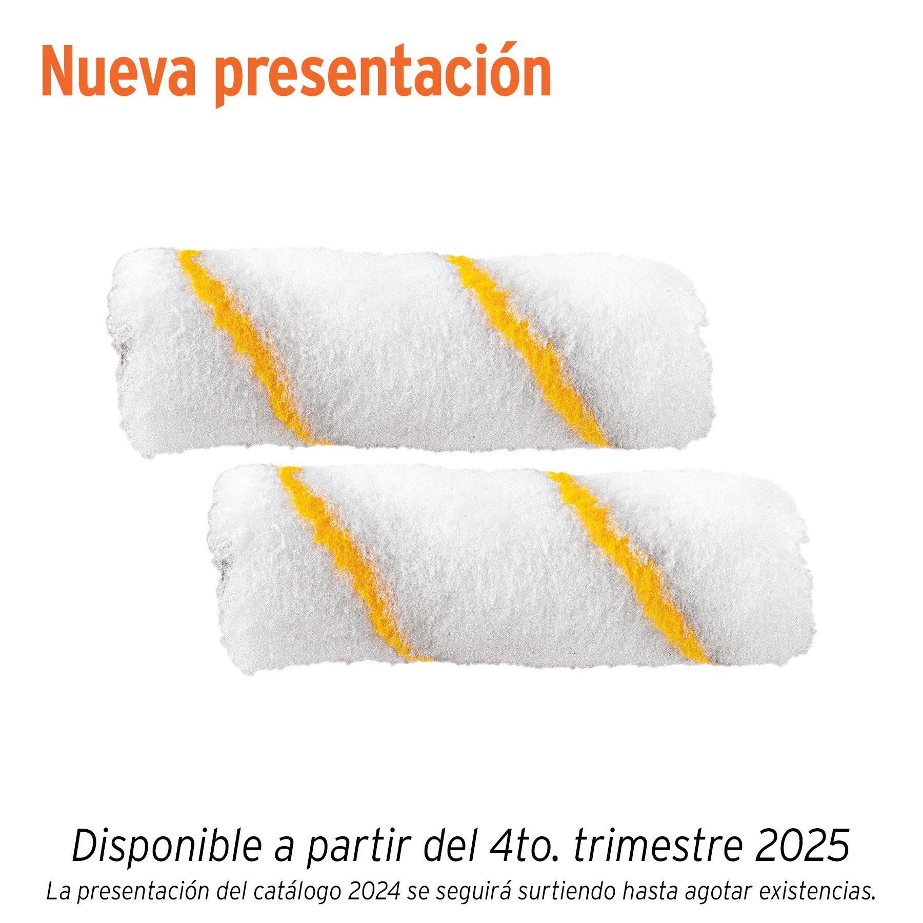 "FELPA PARA MINI RODILLO DE POLIÉSTER 4"" X 3/8"", TRUPER"