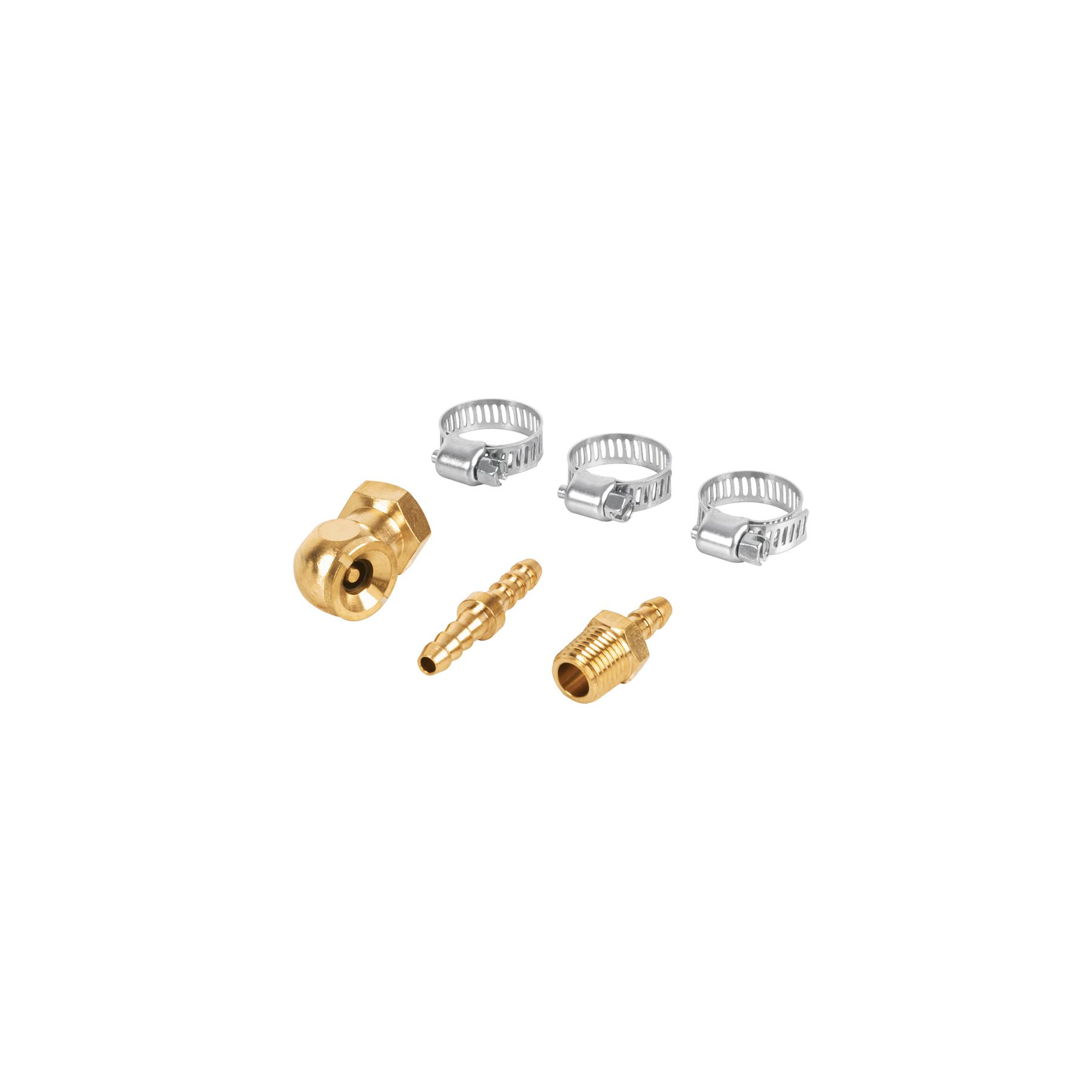"JUEGO DE 6 PIEZAS PARA REPARAR MANGUERAS DE 3/8"" NPT, TRUPER"