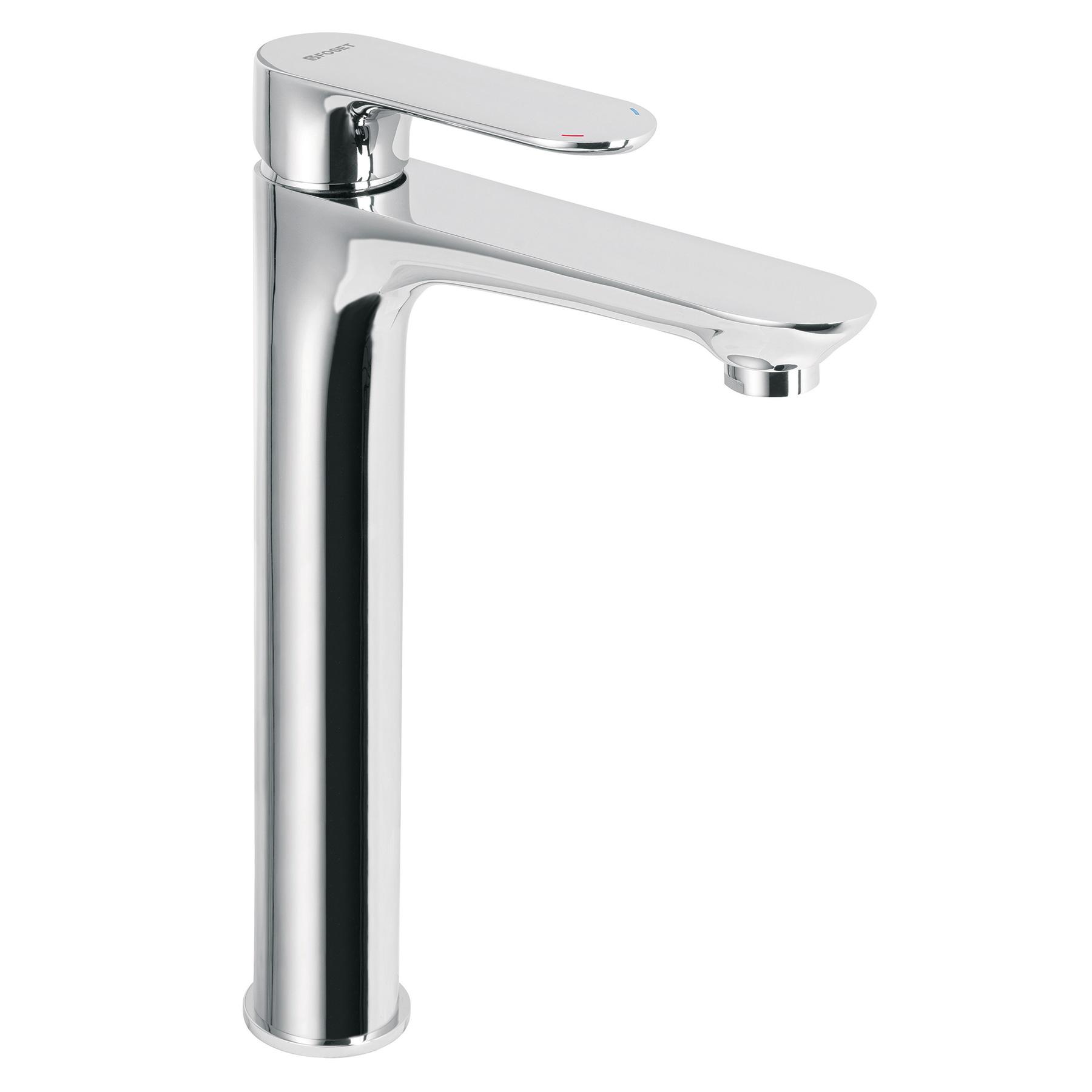 MONOMANDO CROMO CUELLO ALTO PARA LAVABO, FOSET RIVIERA