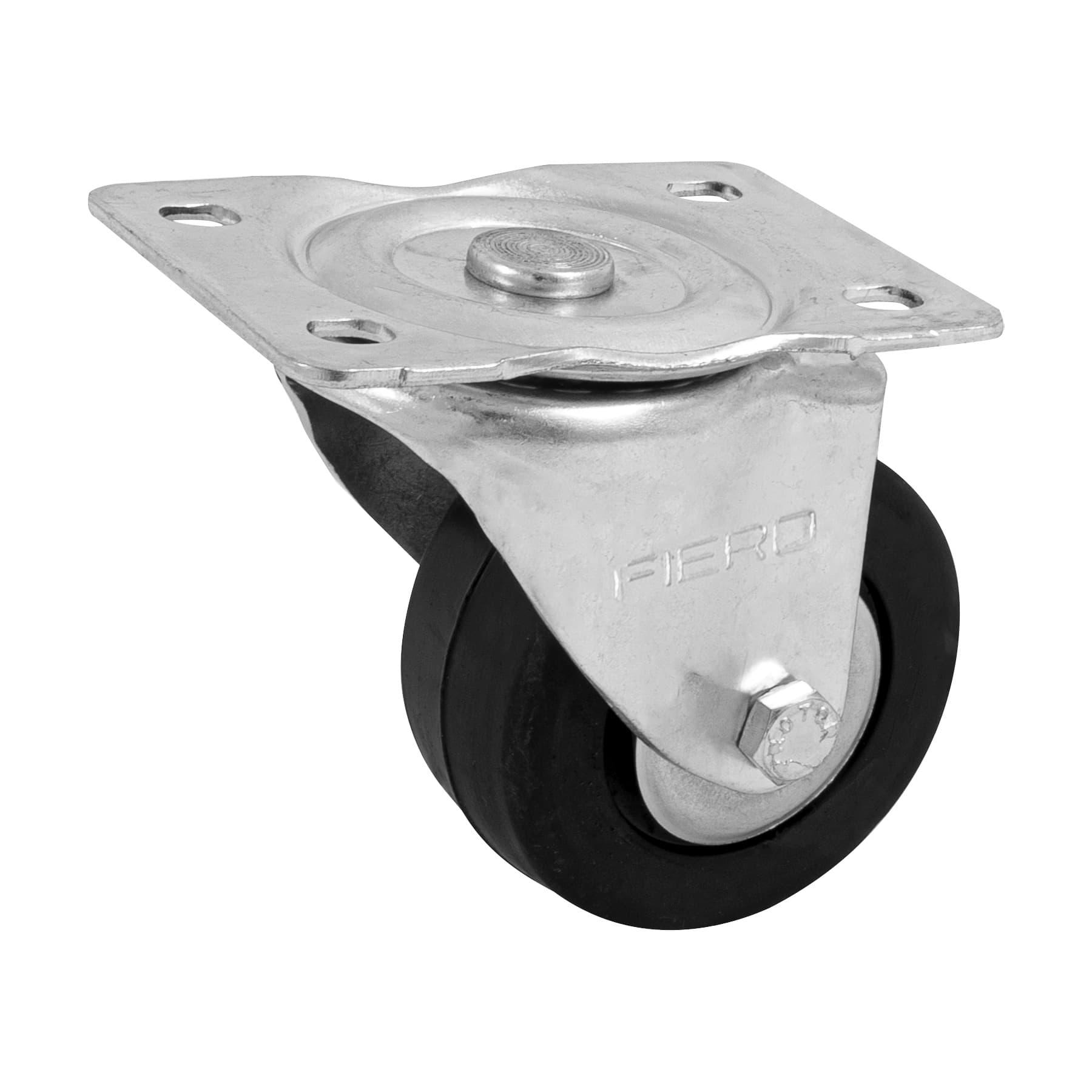"RODAJA HULE 3"", PLACA GIRATORIA C/BALERO, CARGA 60KG, FIERO"