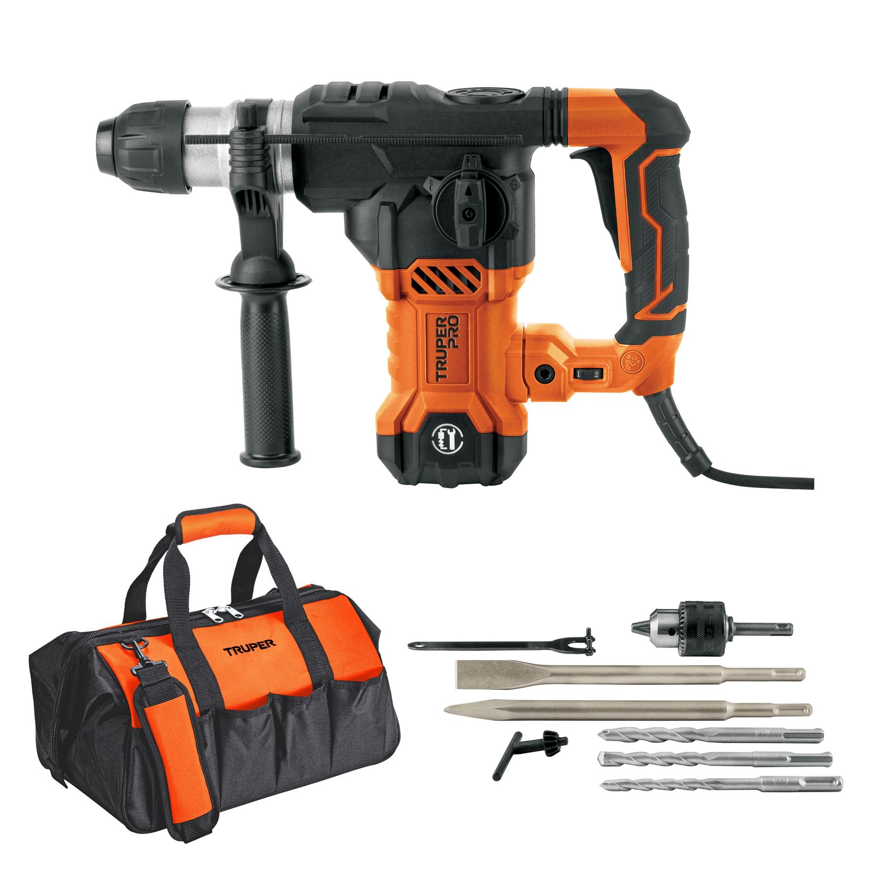 ROTOMARTILLO SDS PLUS 6 JOULES 1500 W, TRUPER PRO
