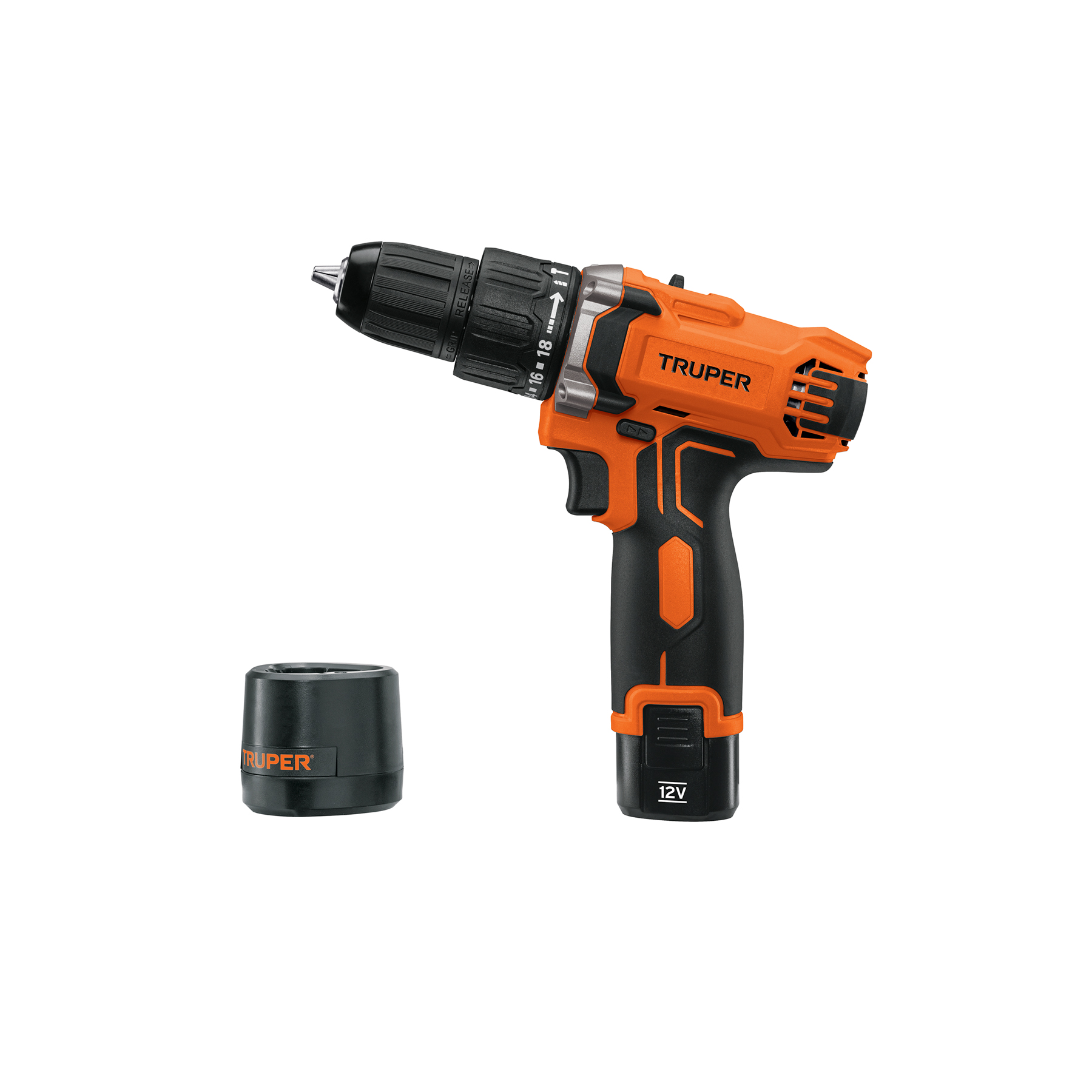 ROTOMARTILLO COMPACTO INALÁMBRICO 3/8', 12 V, TRUPER