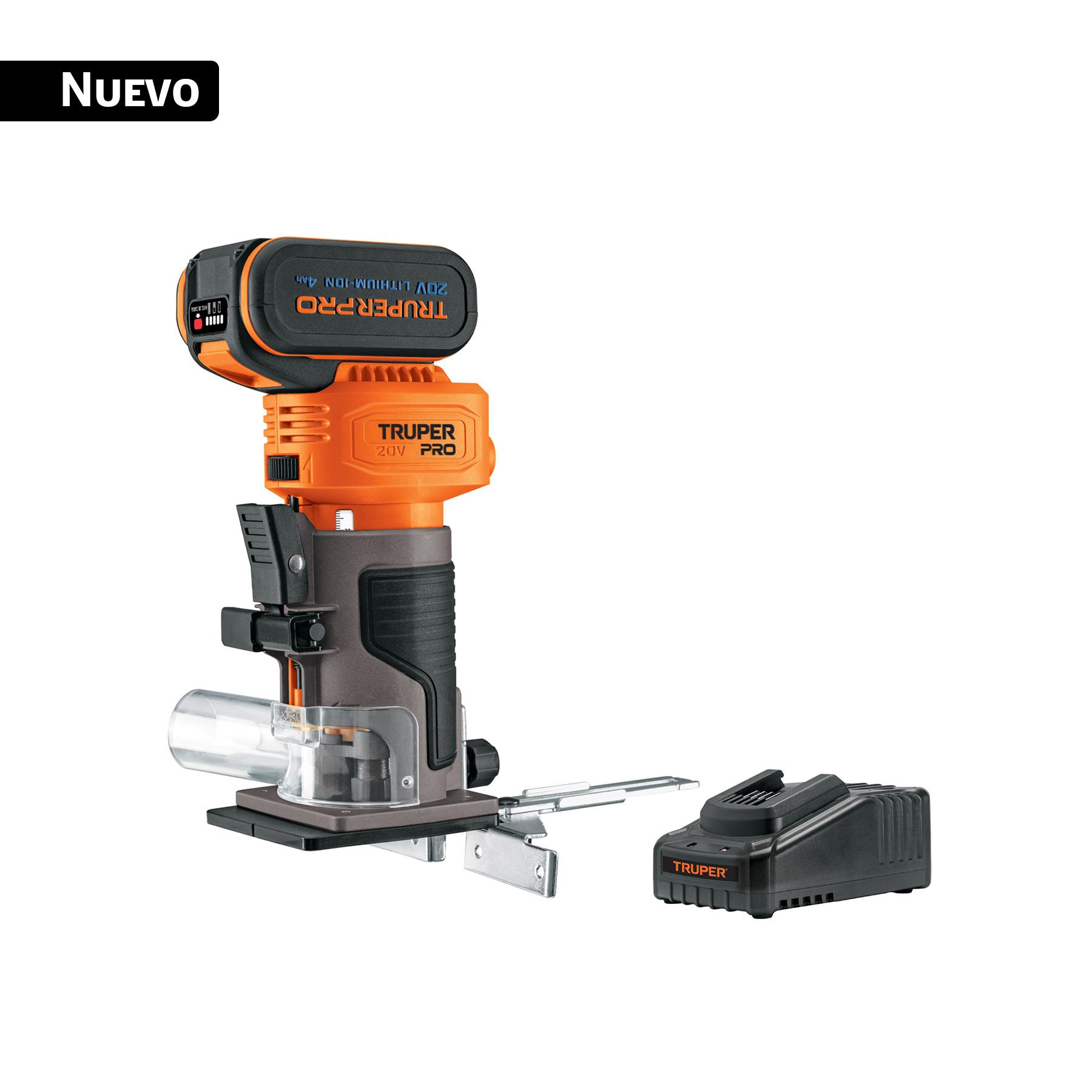 "ROUTER 1/4"", 1 BATERÍA 4AH, PRO"