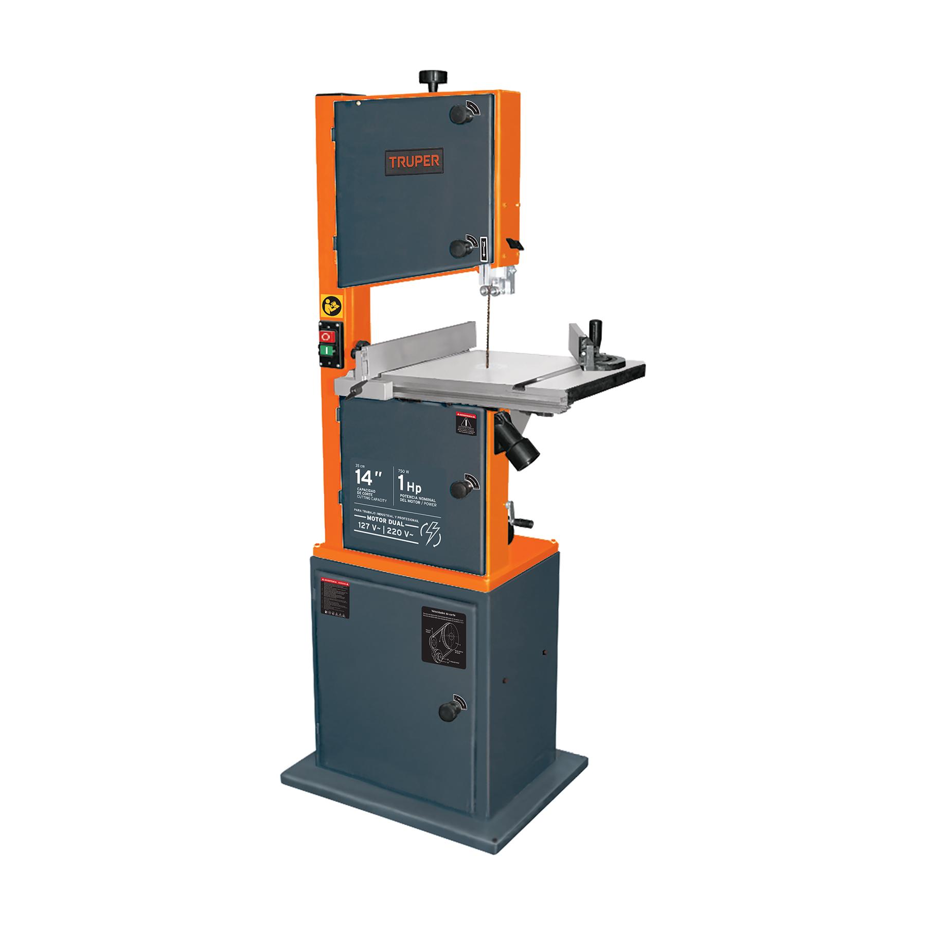 "SIERRA CINTA 14"", 1 HP (750 W), TRUPER"