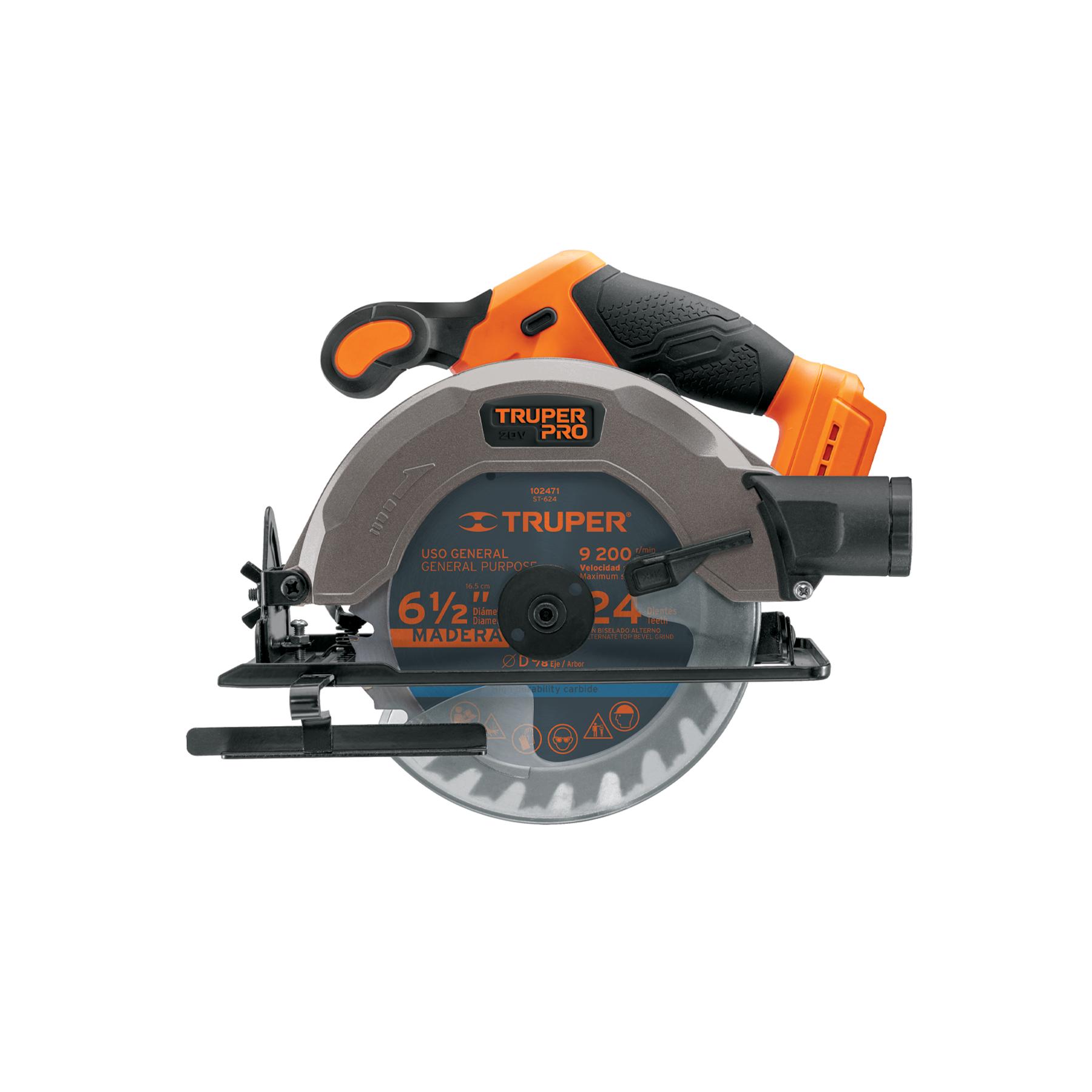 "SIERRA CIRCULAR 6-1/2"", 20V, SIN ACCESORIOS, PRO"