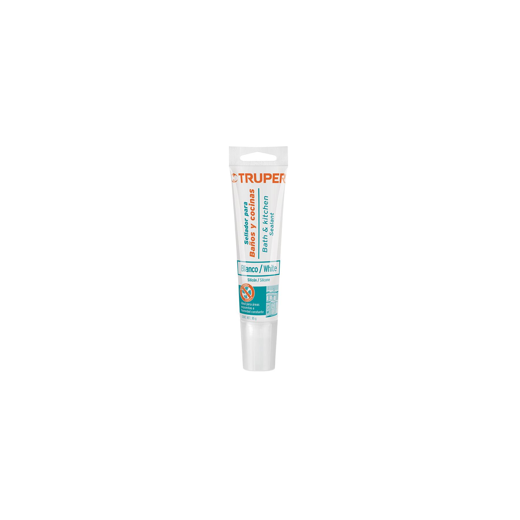 SELLADOR BLANCO PARA BAÑOS Y COCINAS, 85 G, TRUPER