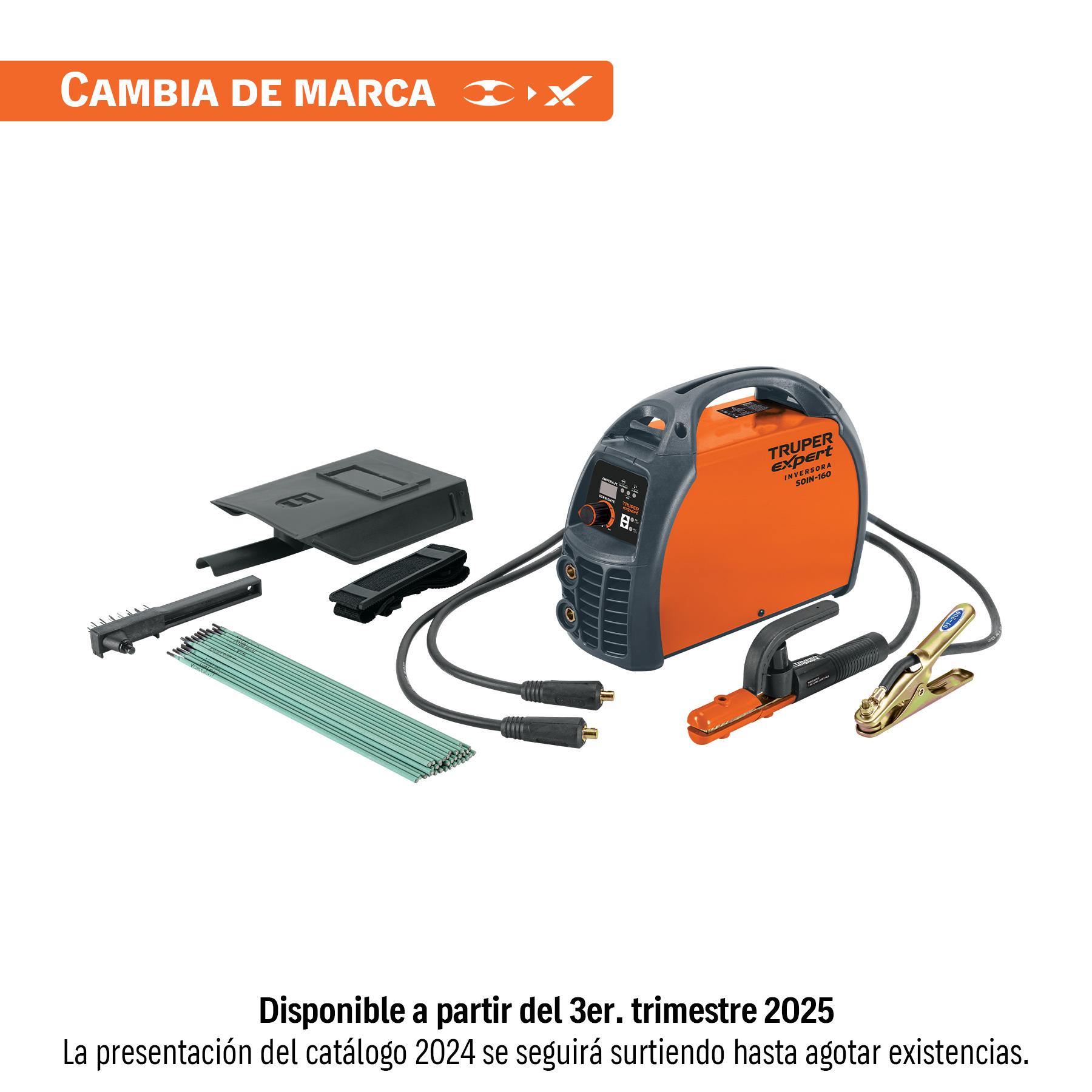 SOLDADORA INVERSORA 160A, 220V, TRUPER