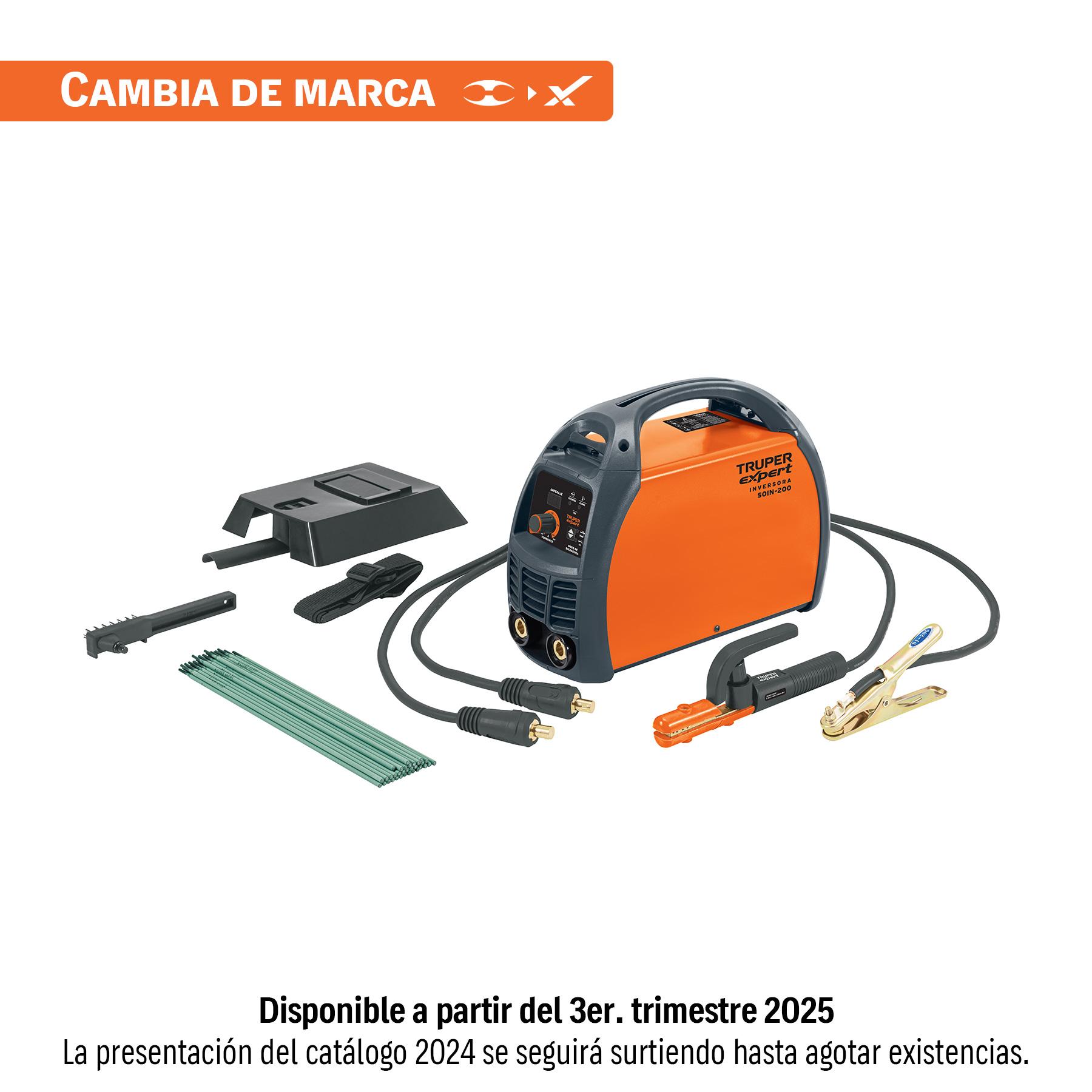 SOLDADORA INVERSORA 200A, 220V, TRUPER