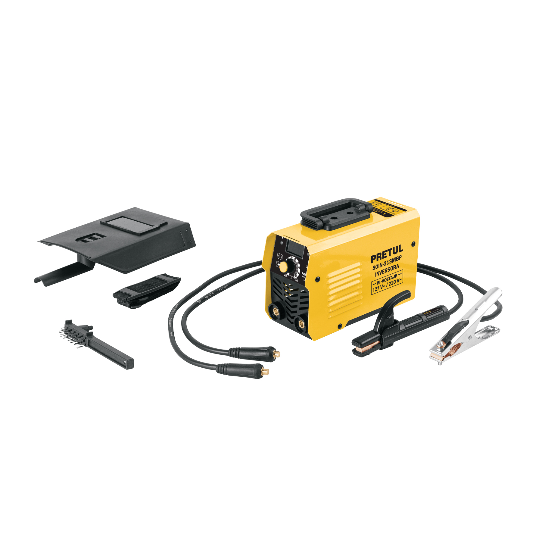 SOLDADORA INVERSORA MINI BI-VOLTAJE 130 A, 127/220V
