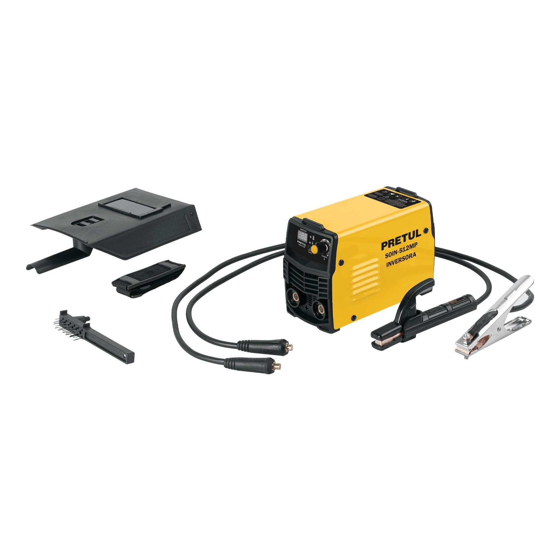 MINI SOLDADORA INVERSORA 120A, SERIE 500, 127V, PRETUL