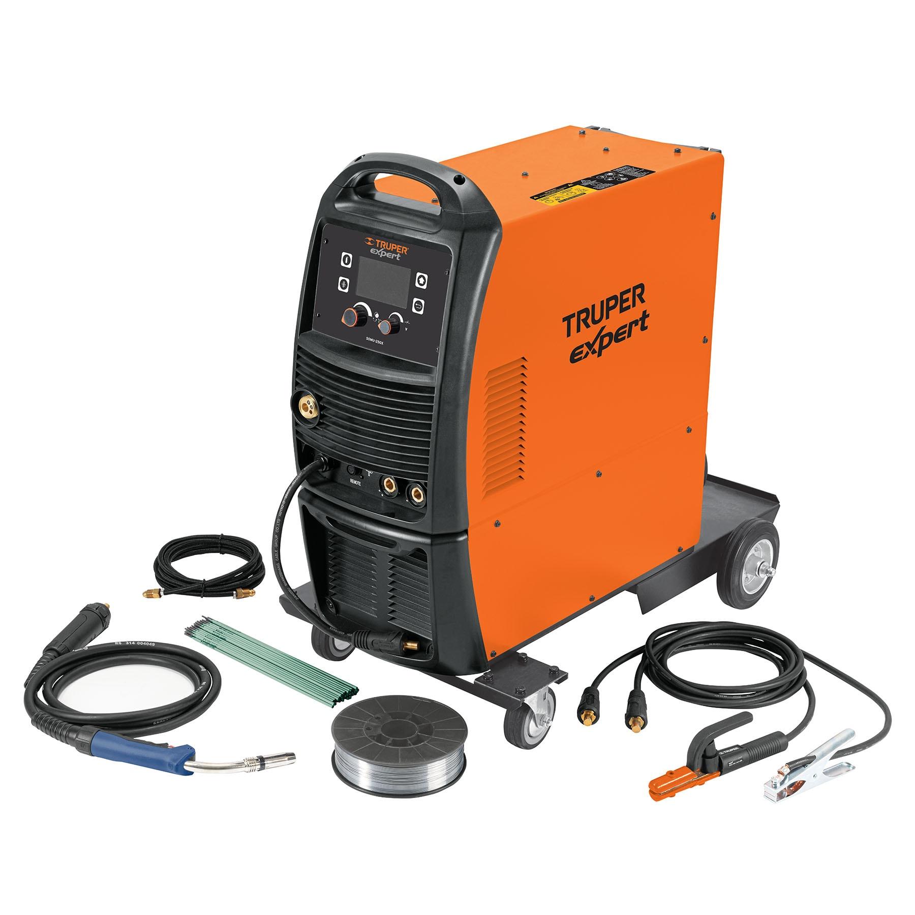 SOLDADORA MULTIPROCESO DE 250 A, TRUPER EXPERT