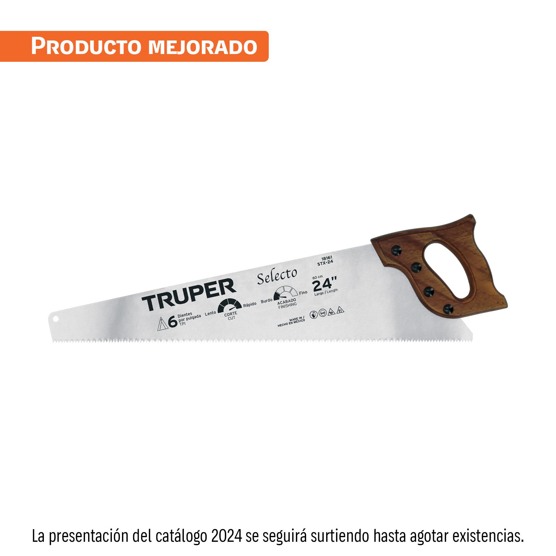 "SERRUCHO 24"" SELECTO, 6 DPP, TRUPER"