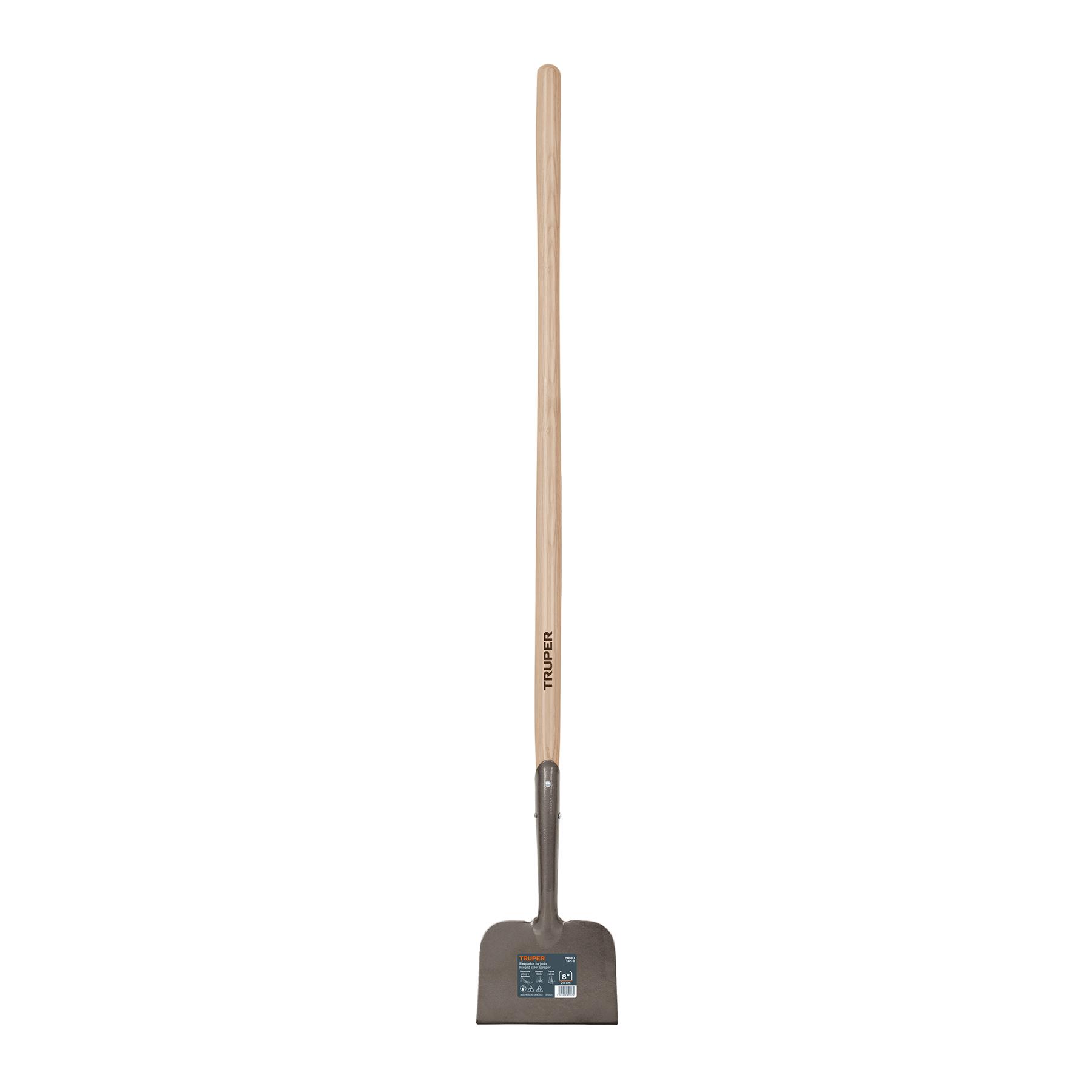 "RASPADOR FORJADO DE 8"", MANGO DE 48"", TRUPER"