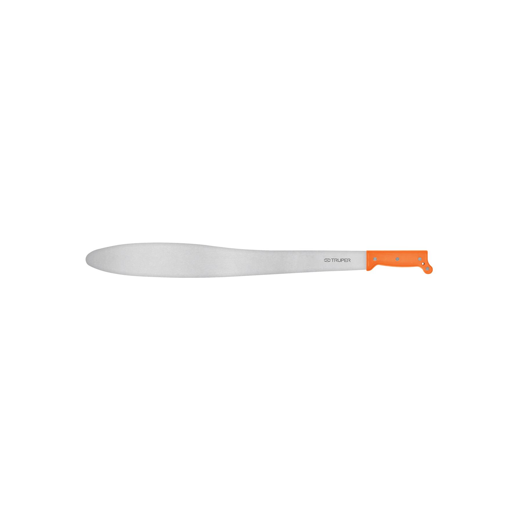 "MACHETE CAGUAYANO 24"" CACHA NARANJA REMACHADA, TRUPER"