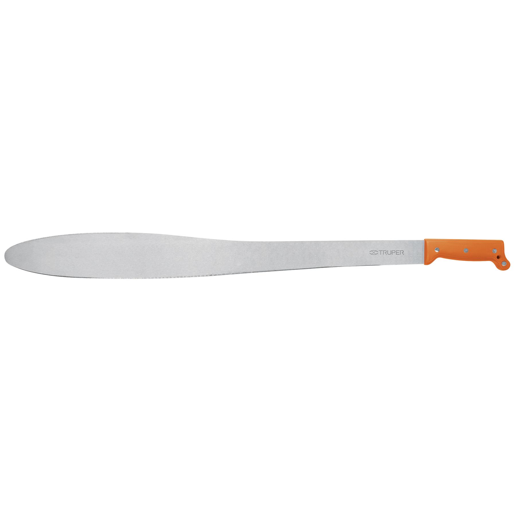 "MACHETE CAGUAYANO 27"" CACHA NARANJA REMACHADA, TRUPER"