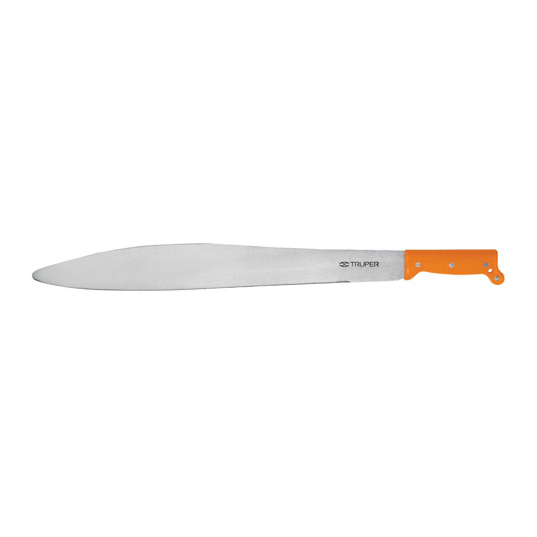 "MACHETE ACAPULQUEÑO DE 22"" CACHA NARANJA, TRUPER"