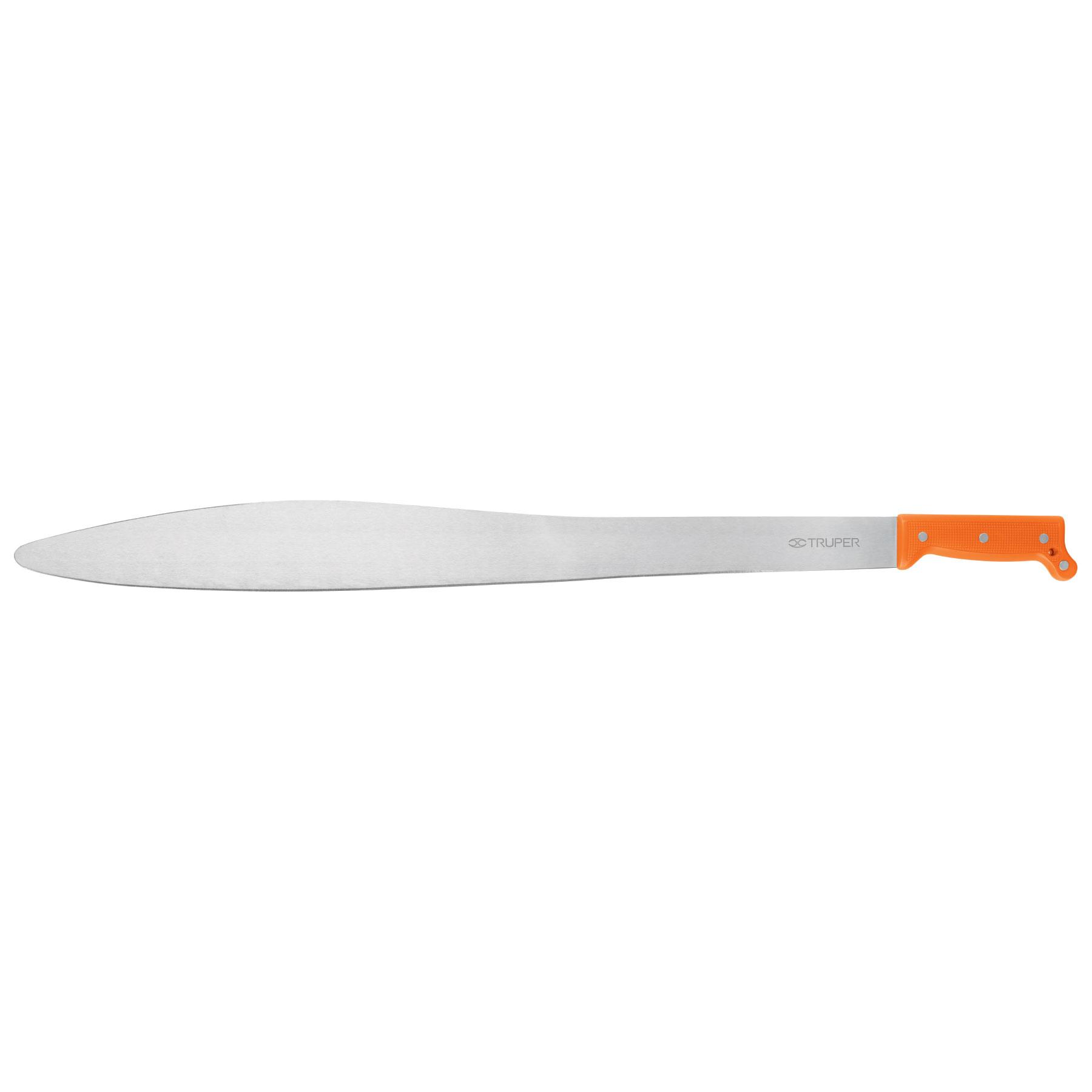 "MACHETE ACAPULQUEÑO DE 27"" CACHA NARANJA, TRUPER"