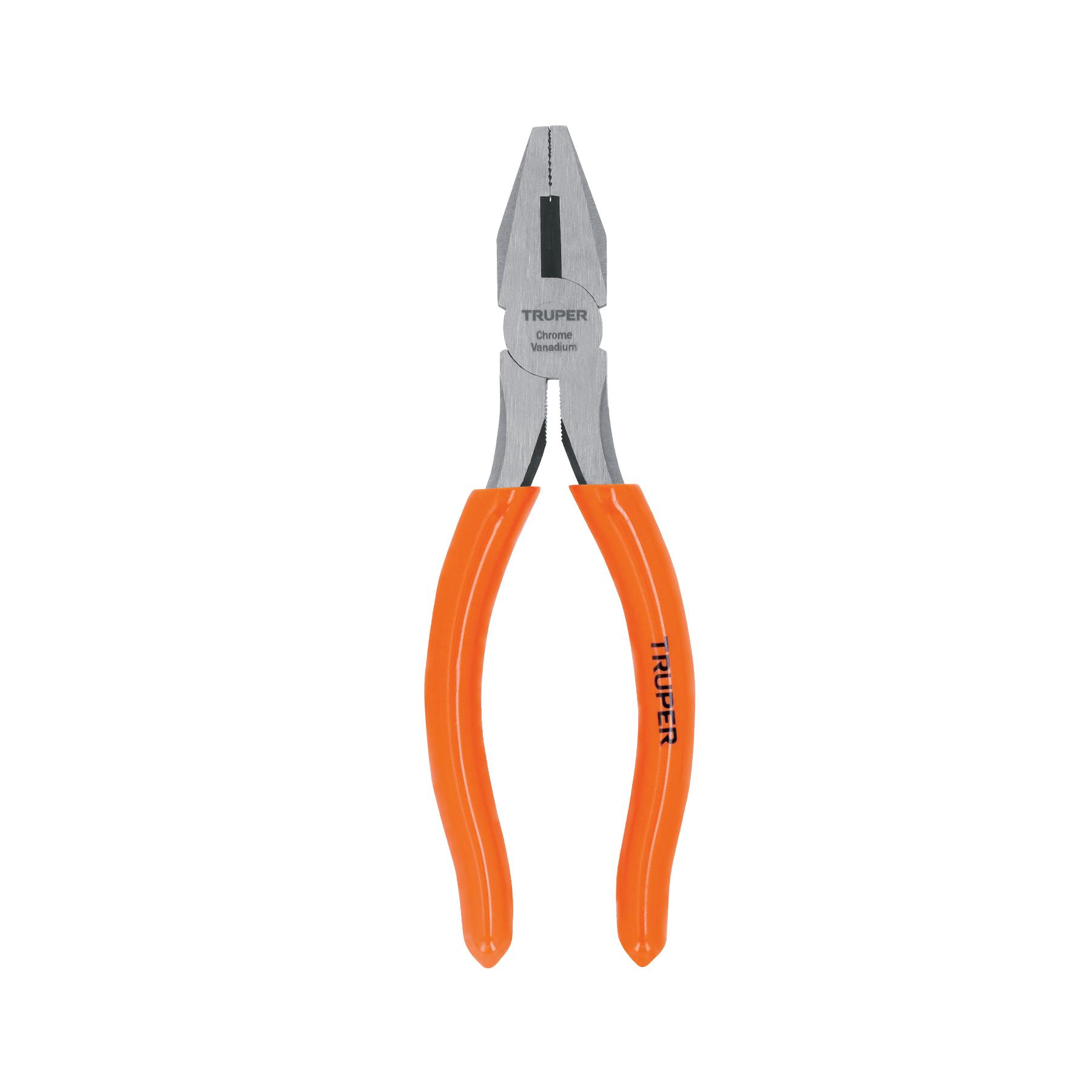 "PINZA PARA ELECTRICISTA 6"" MANGO DE PVC, TRUPER"