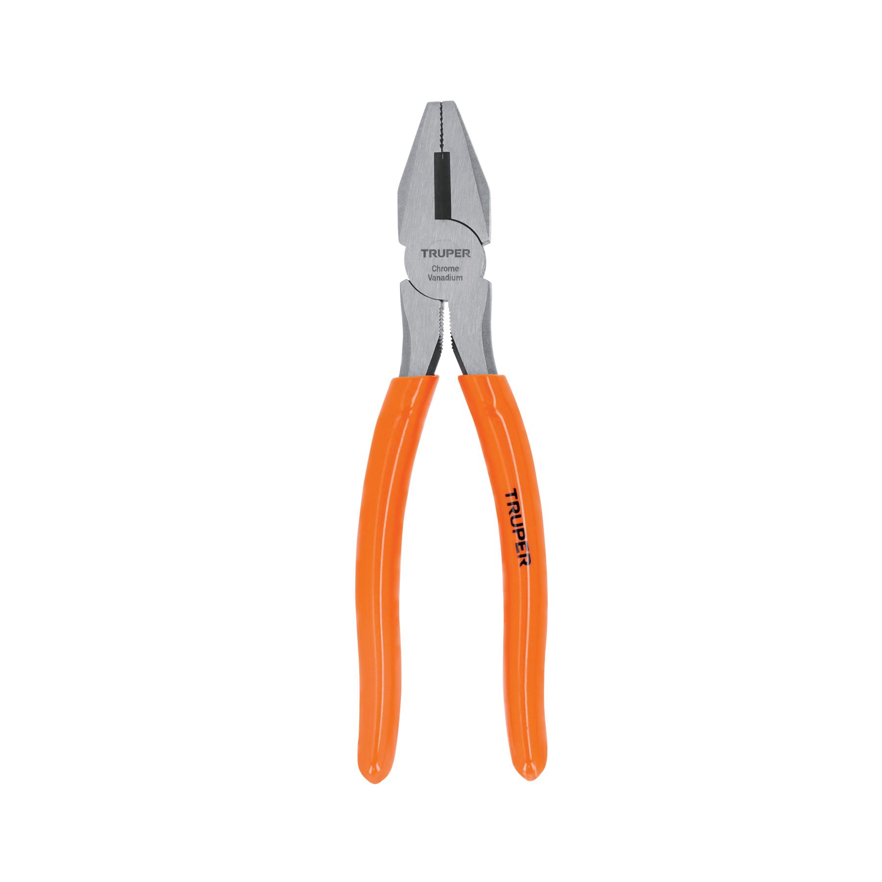 "PINZA PARA ELECTRICISTA 7"" MANGO DE PVC, TRUPER"