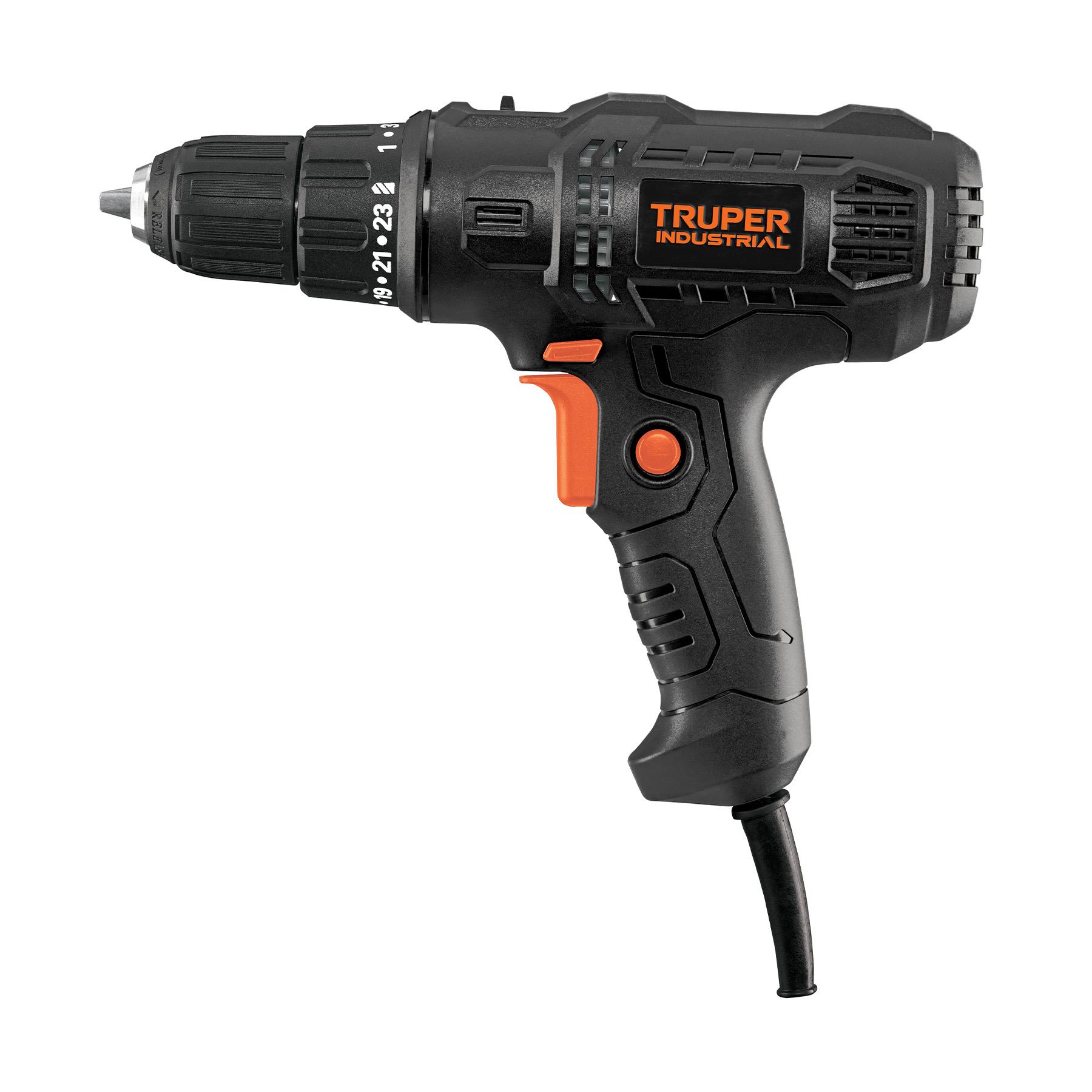 "TALADRO ATORNILLADOR 3/8"", 400W, TRUPER INDUSTRIAL"