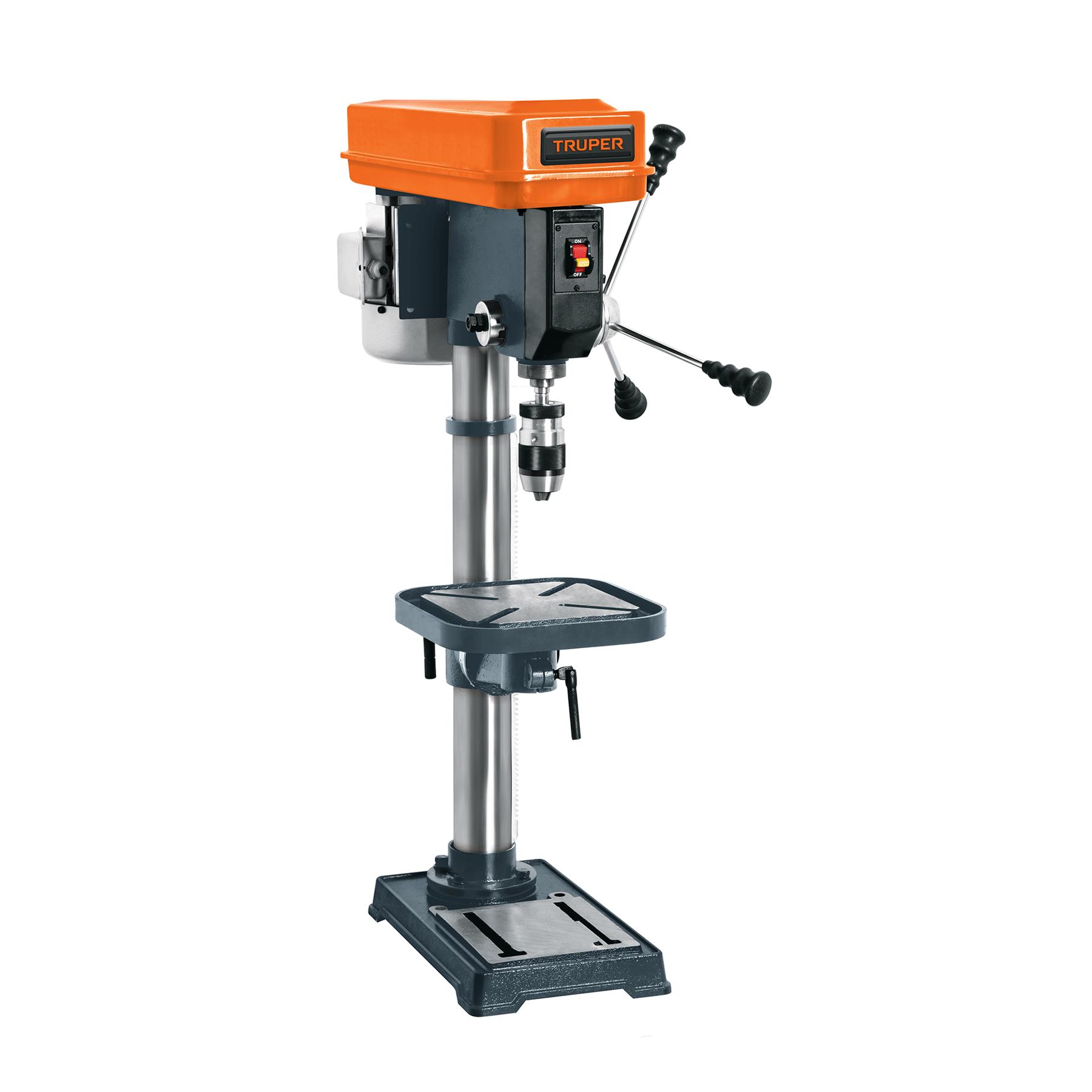 "TALADRO DE PISO 13"", 3/4 HP (560 W), BROQUERO 5/8"", TRUPER"