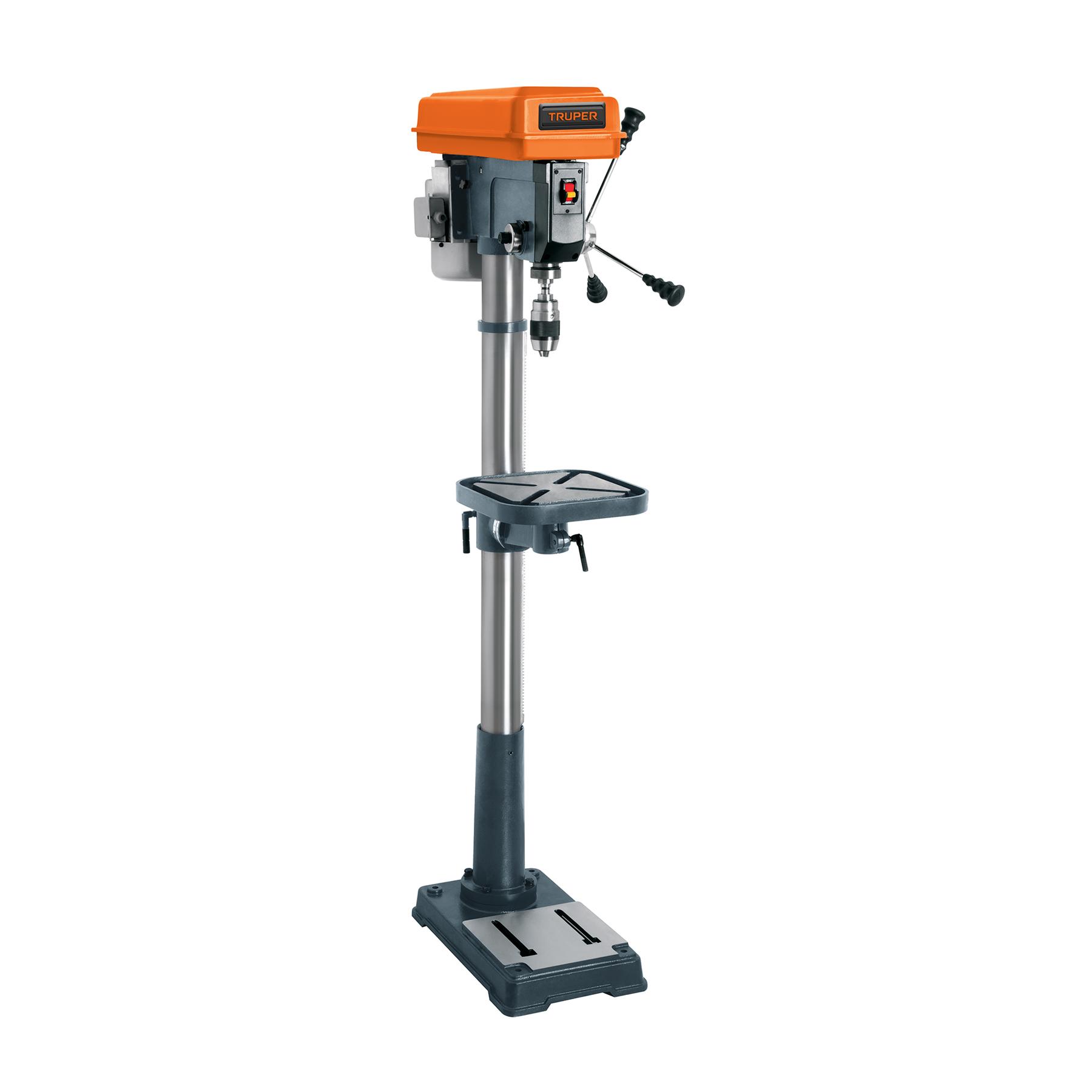 "TALADRO DE PISO 15"", 1 HP (750 W), BROQUERO 5/8"", TRUPER"