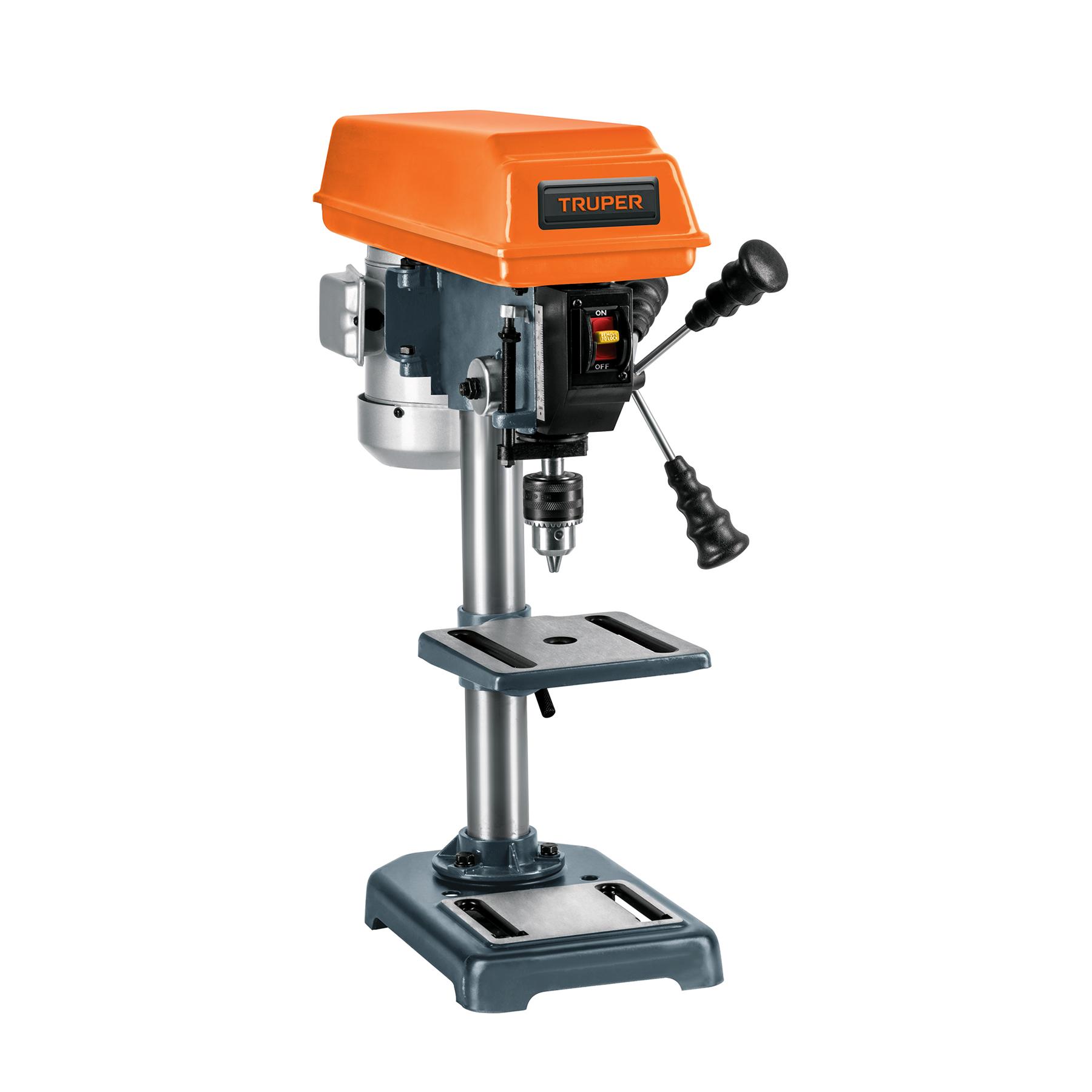 "TALADRO DE PISO 8"", 1/3 HP (250 W), BROQUERO 1/2"", TRUPER"