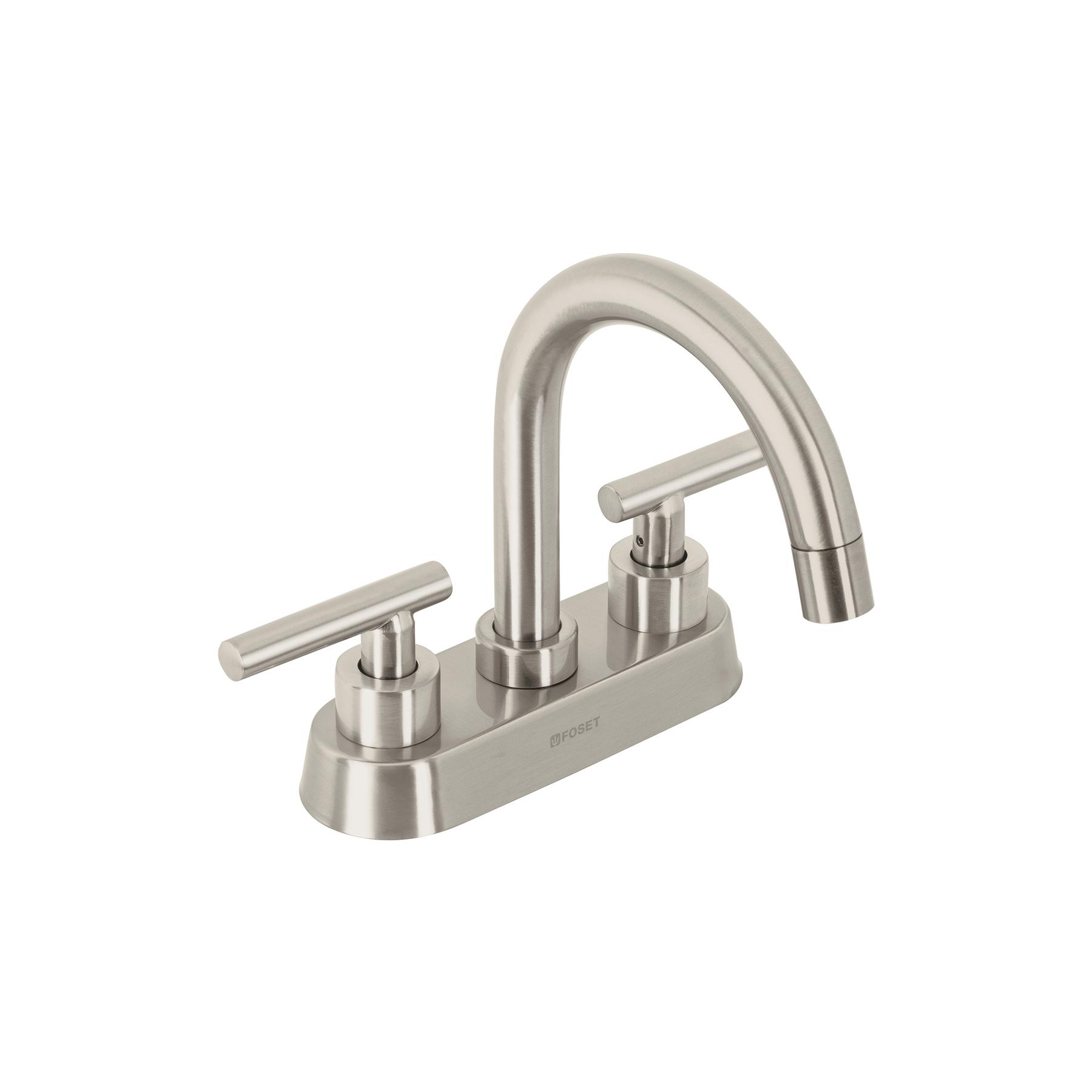MEZCLADORA P/LAVABO, BAR, MANERALES PALANCA, SATÍN, TUBIG