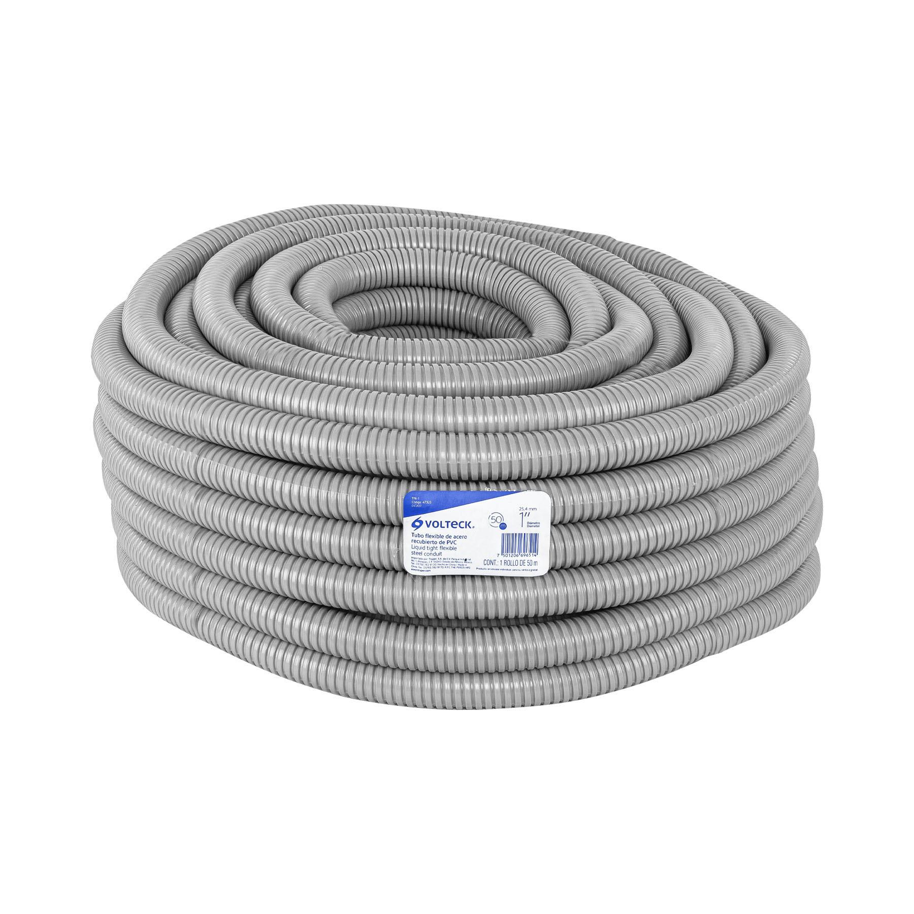 ROLLO DE 50 M DE TUBO FLEXIBLE LIQUID TIGHT DE 1', VOLTECK