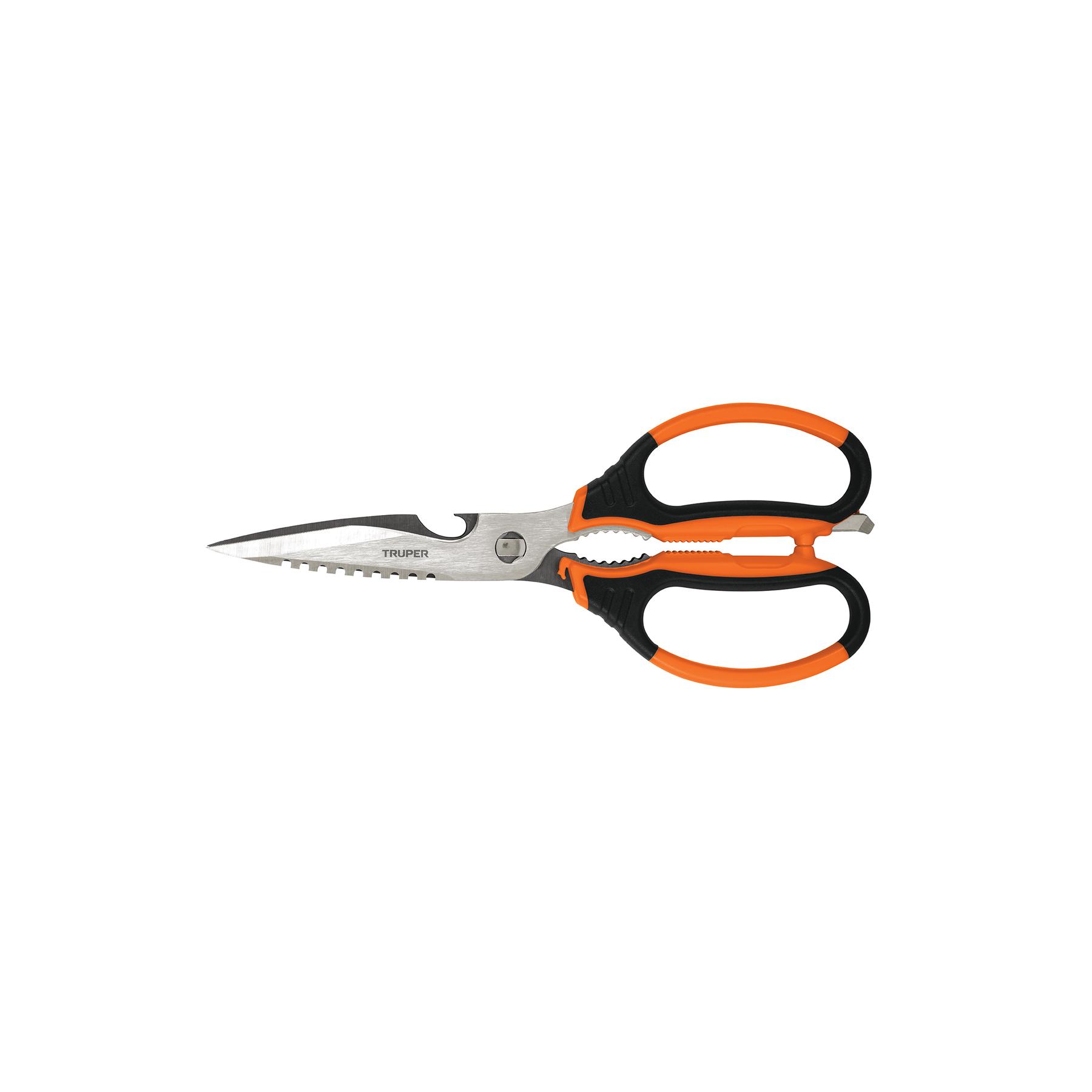 "TIJERA 8"" MULTIUSOS DE ACERO INOX, P/COCINA MGO COMFORT GRIP"