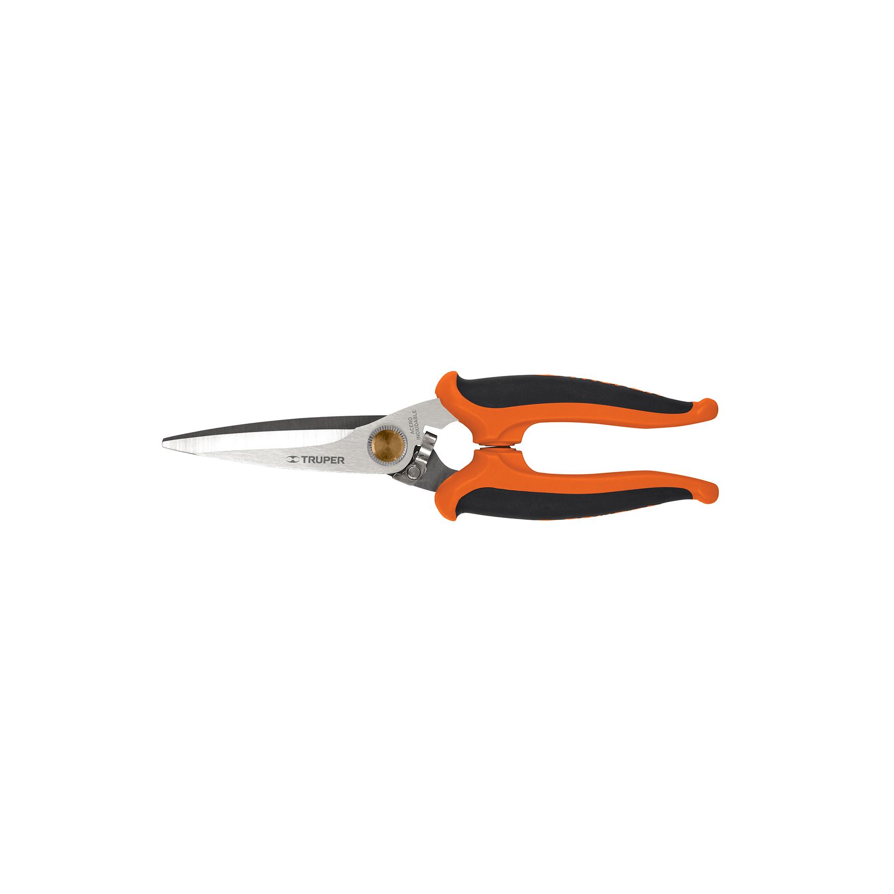 "TIJERA 8"" MULTIUSOS DE ACERO INOX, MGO COMFORT GRIP, TRUPER"