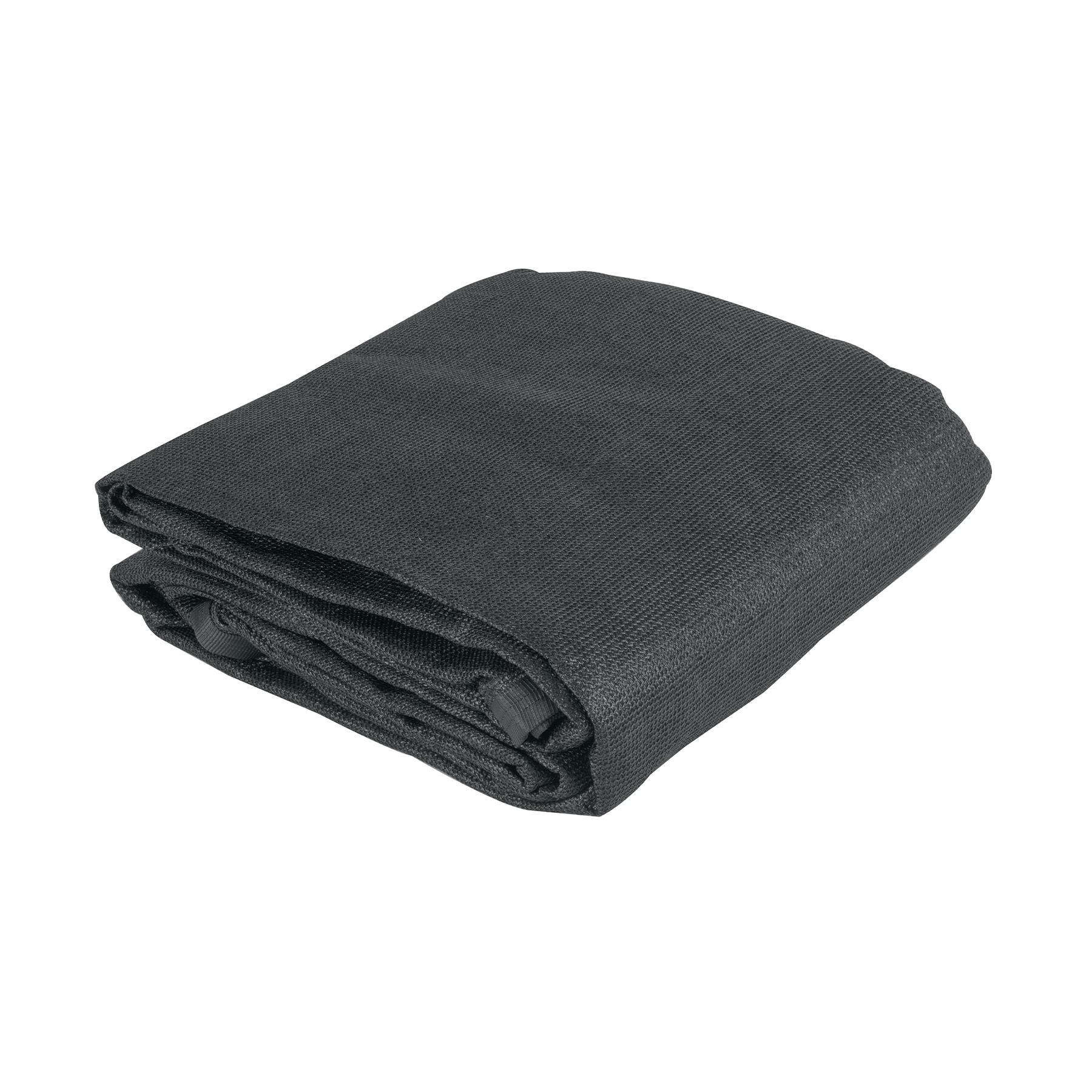 TOLDO RASCHEL NEGRO DE 4 M, 90% SOMBRA, ANCHO 3 M, FIERO