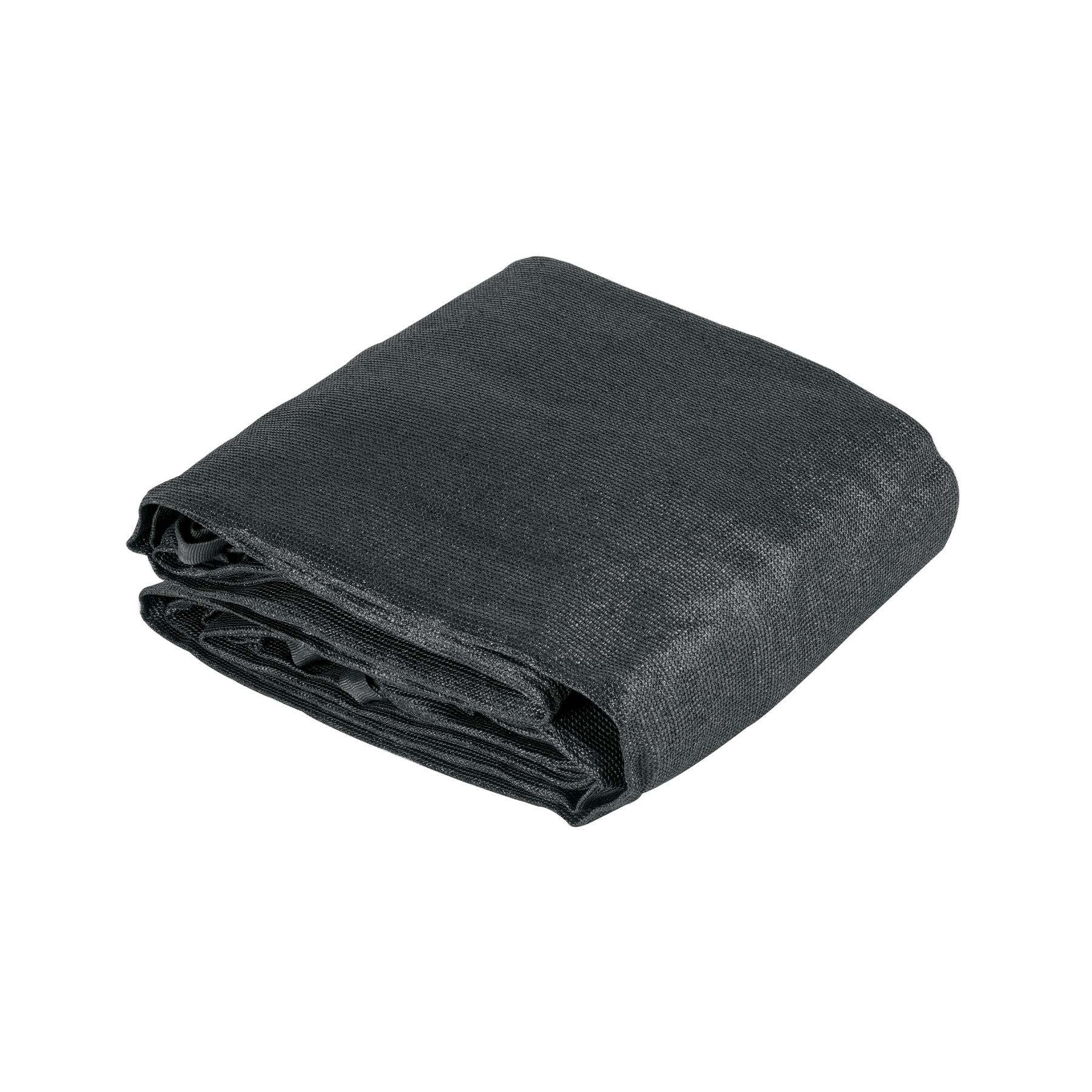 TOLDO RASCHEL NEGRO DE 6 M, 90% SOMBRA, ANCHO 4 M, FIERO