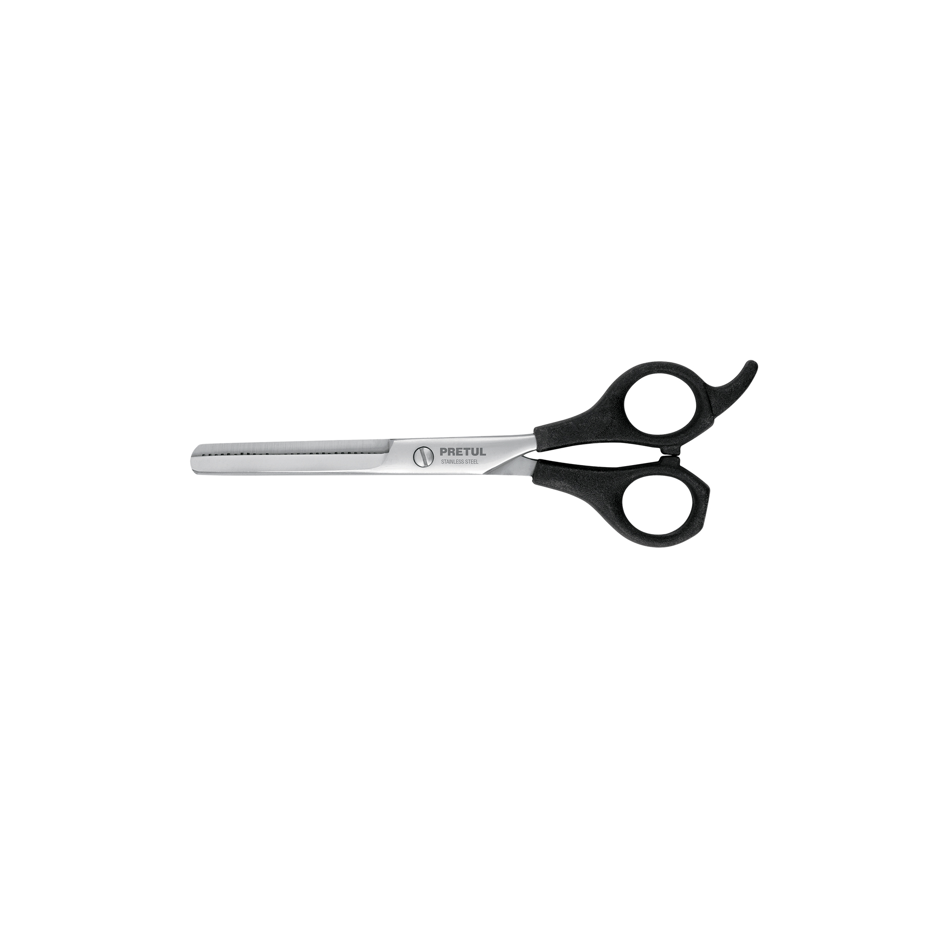 TIJERA 6-1/2' ACERO INOX P/ESTILISTA P/DEGRAFILADO, PRETUL