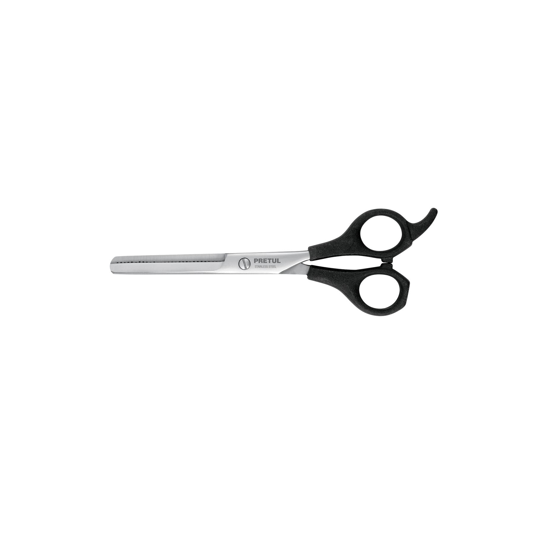 "TIJERA 6-1/2"" ACERO INOX, DEGRAFILADO, PARA ESTILISTA,PRETUL"