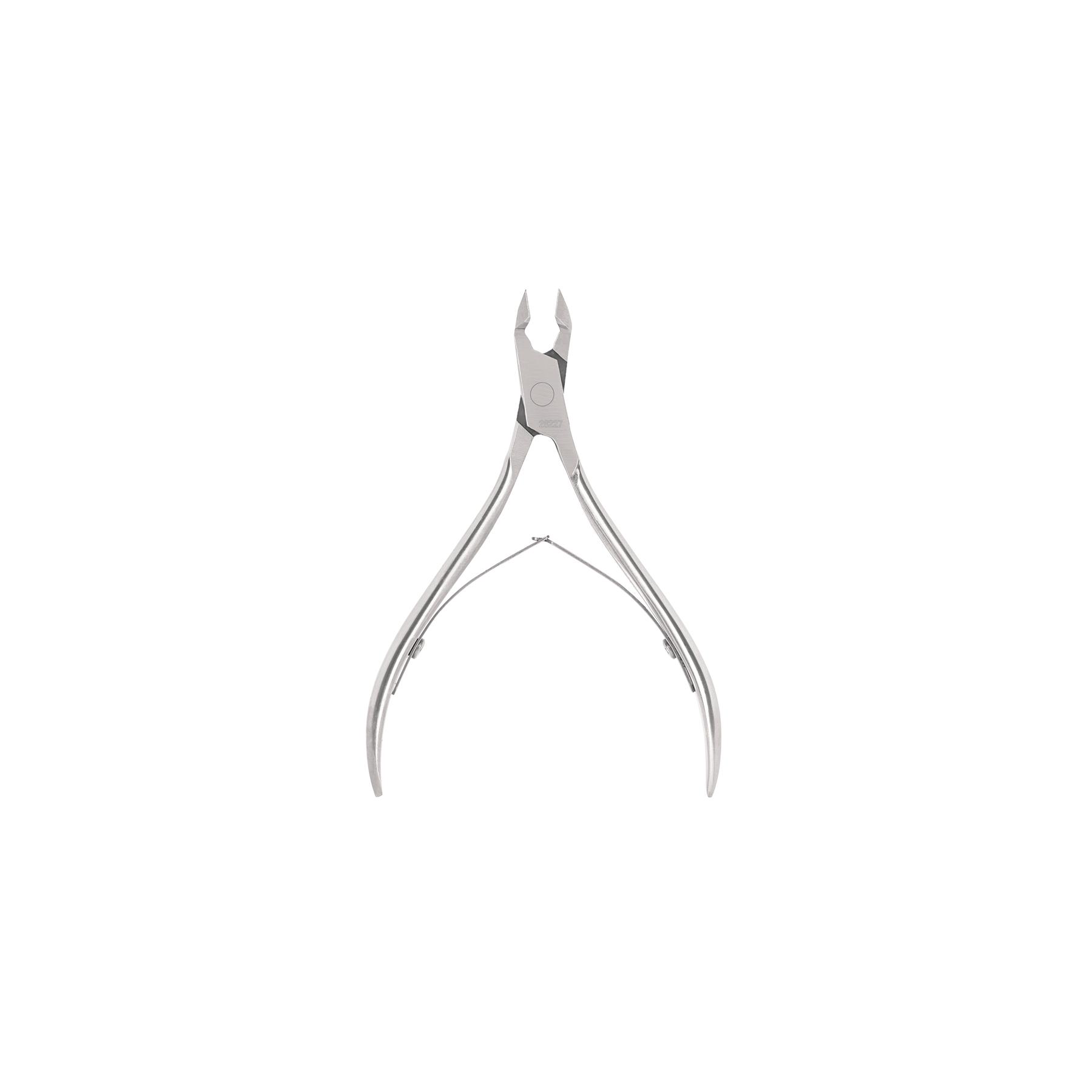 "ALICATE PARA MANICURE 4"" CABEZA RECTA, PUNTA MEDIANA, PRETUL"