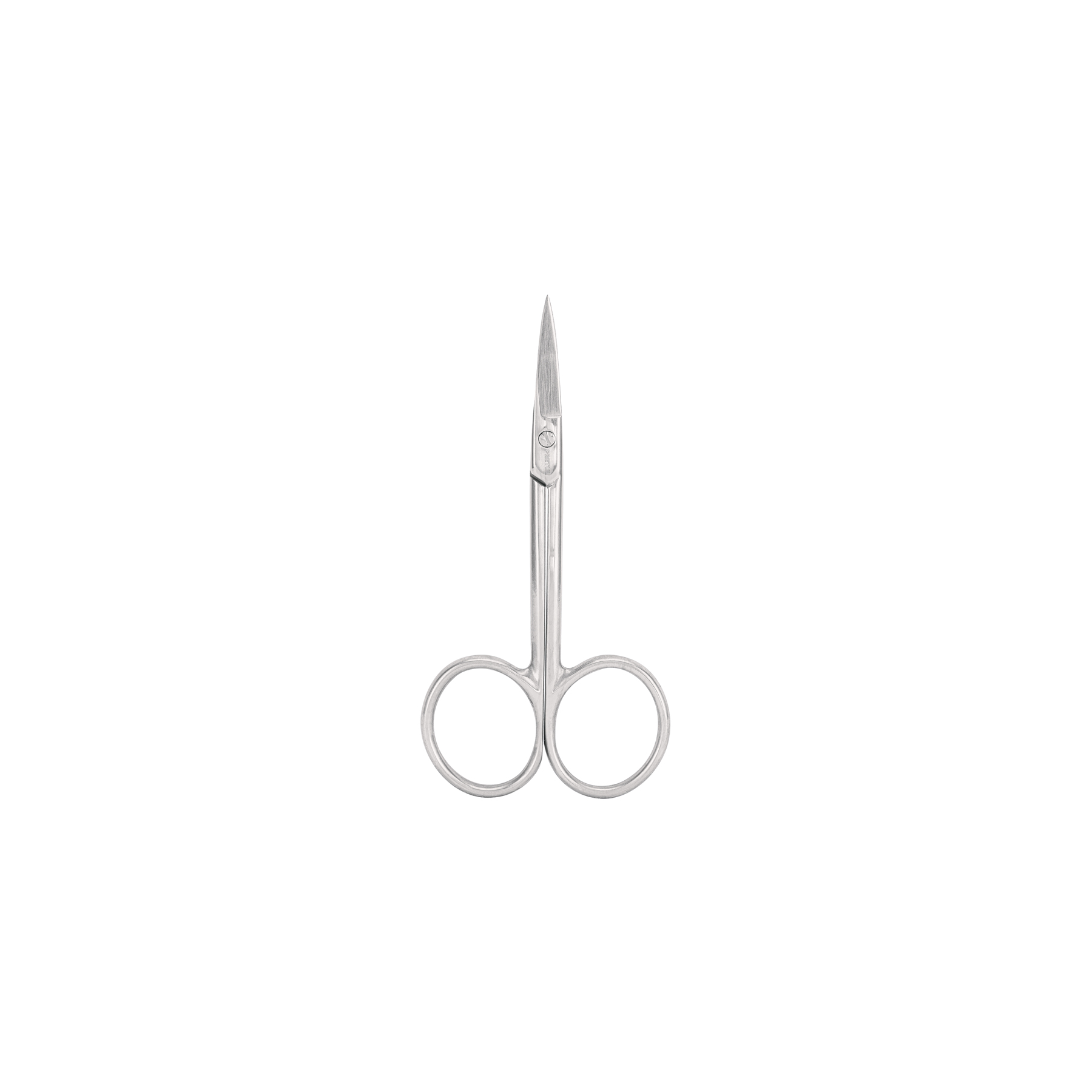 "TIJERA PARA MANICURE 3-1/2"", PUNTA CURVA DE ACERO INOXIDABLE"